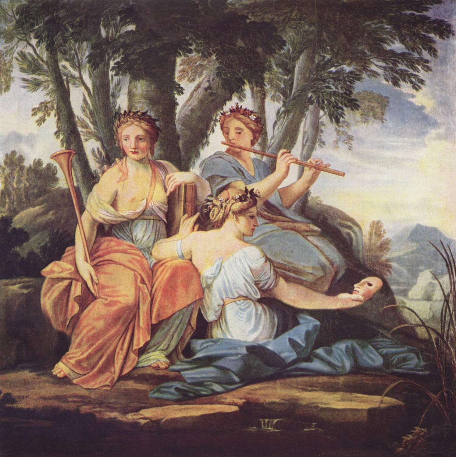 Clio, Euterpe and Thalia, c. 1646-55