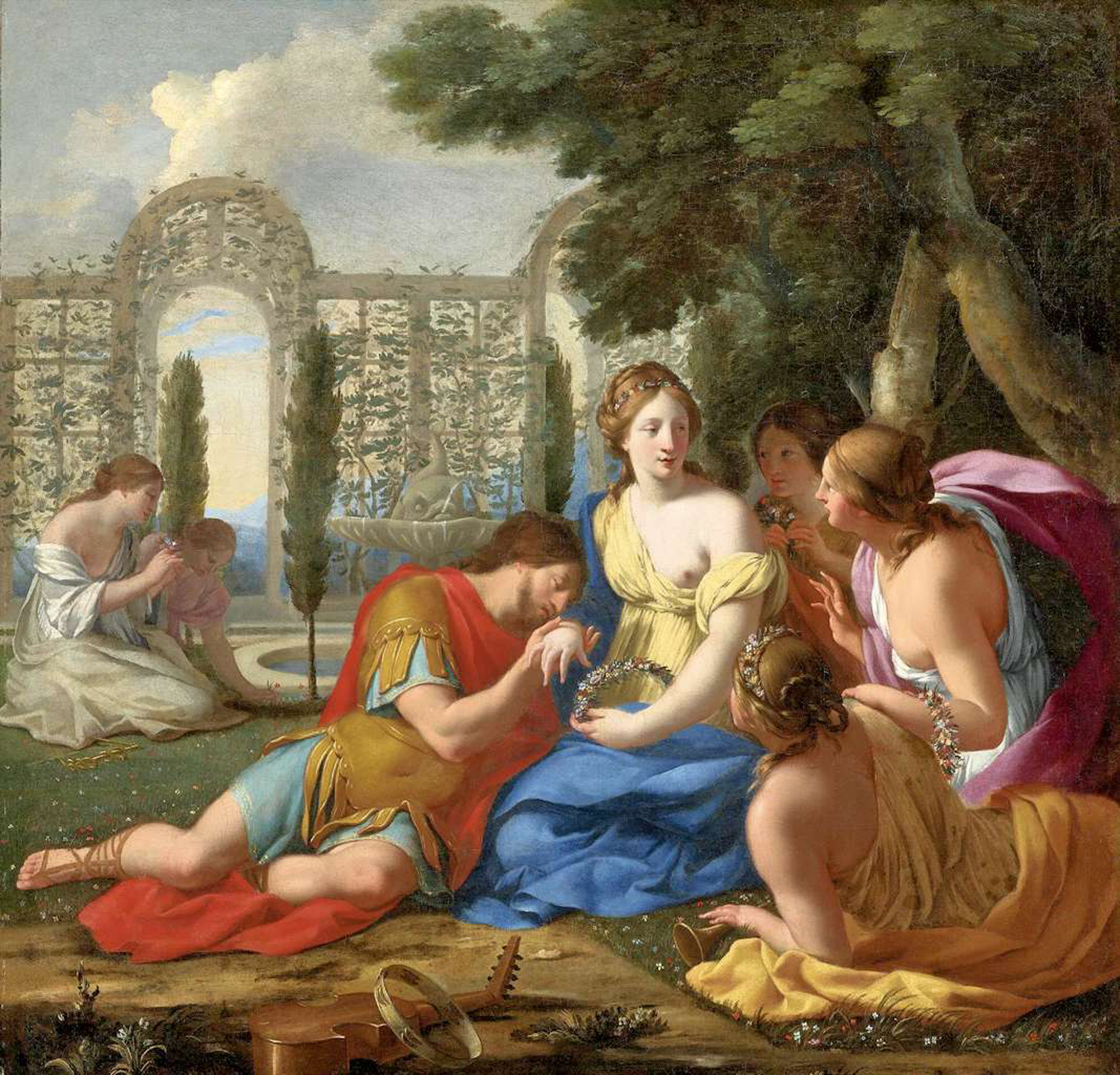 Poliphilo and Polia in the Orchard, c. 1636-44