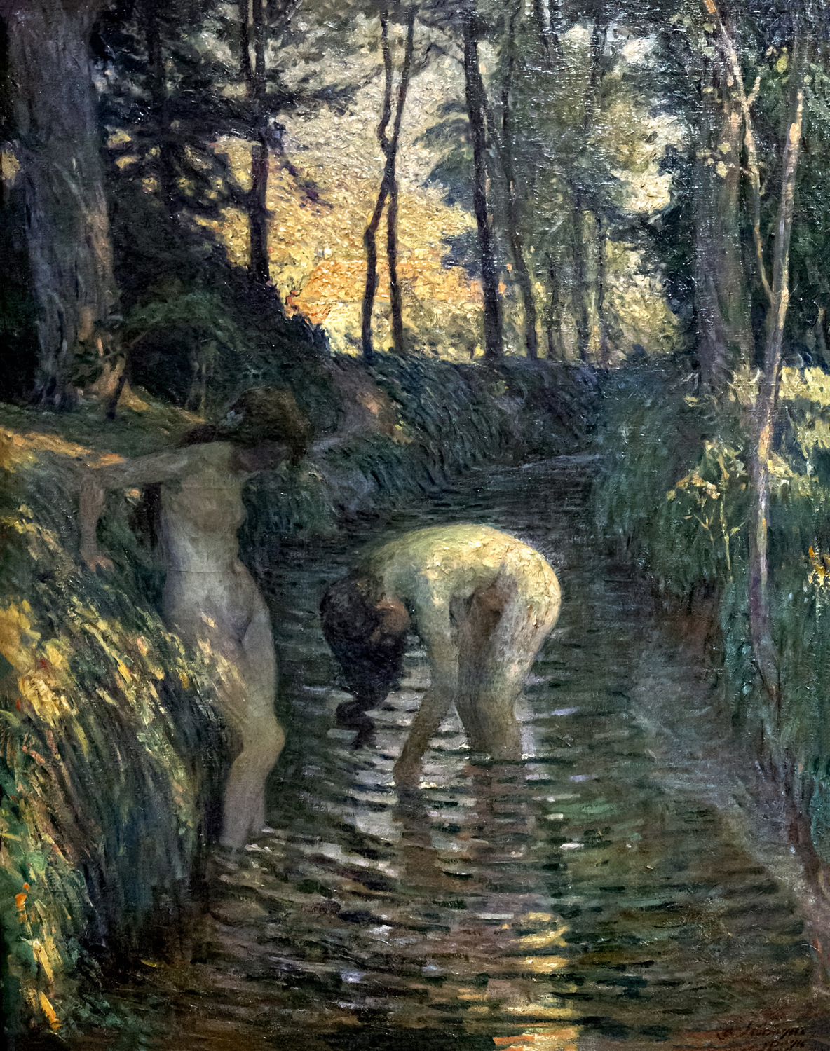 Baigneuses a Pierrefonds (Bathers at Pierrefonds), 1896