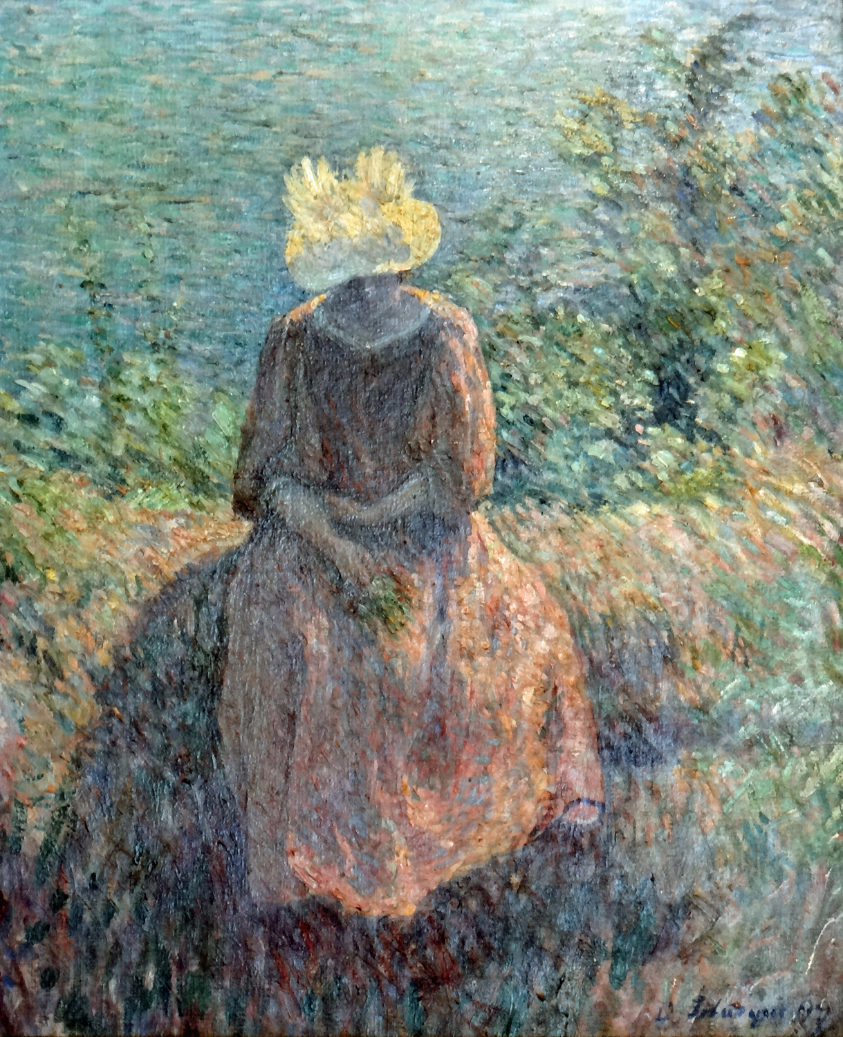 Femme Assise au Chapeau Blanc (Seated Woman with a White Hat), 1897