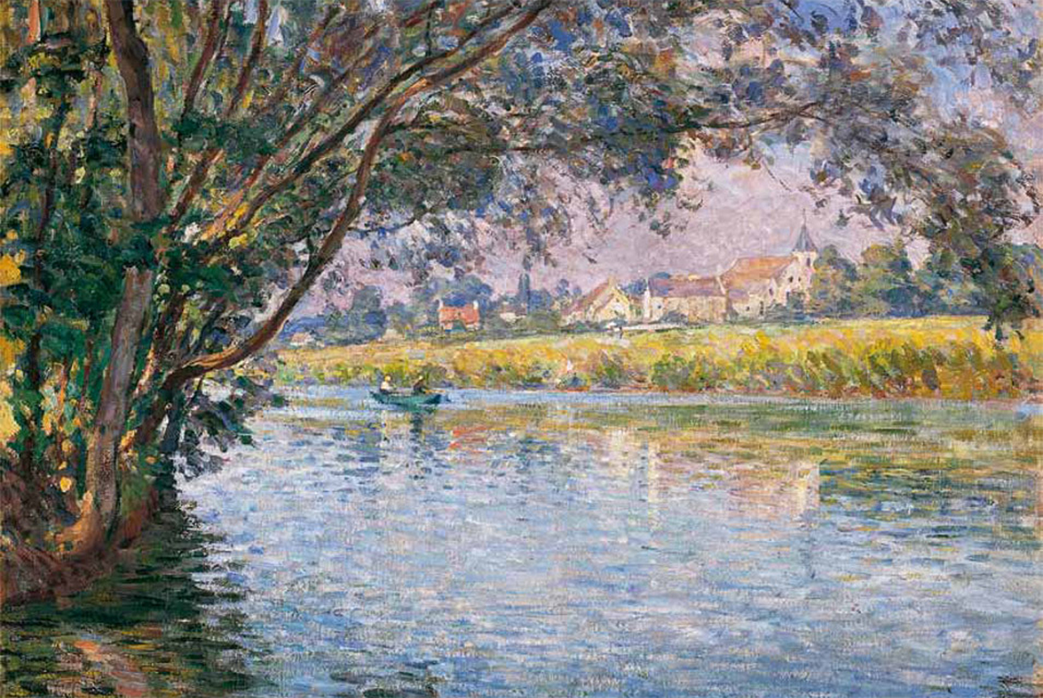 Banks of the River Marne near Montevrain, c. 1900