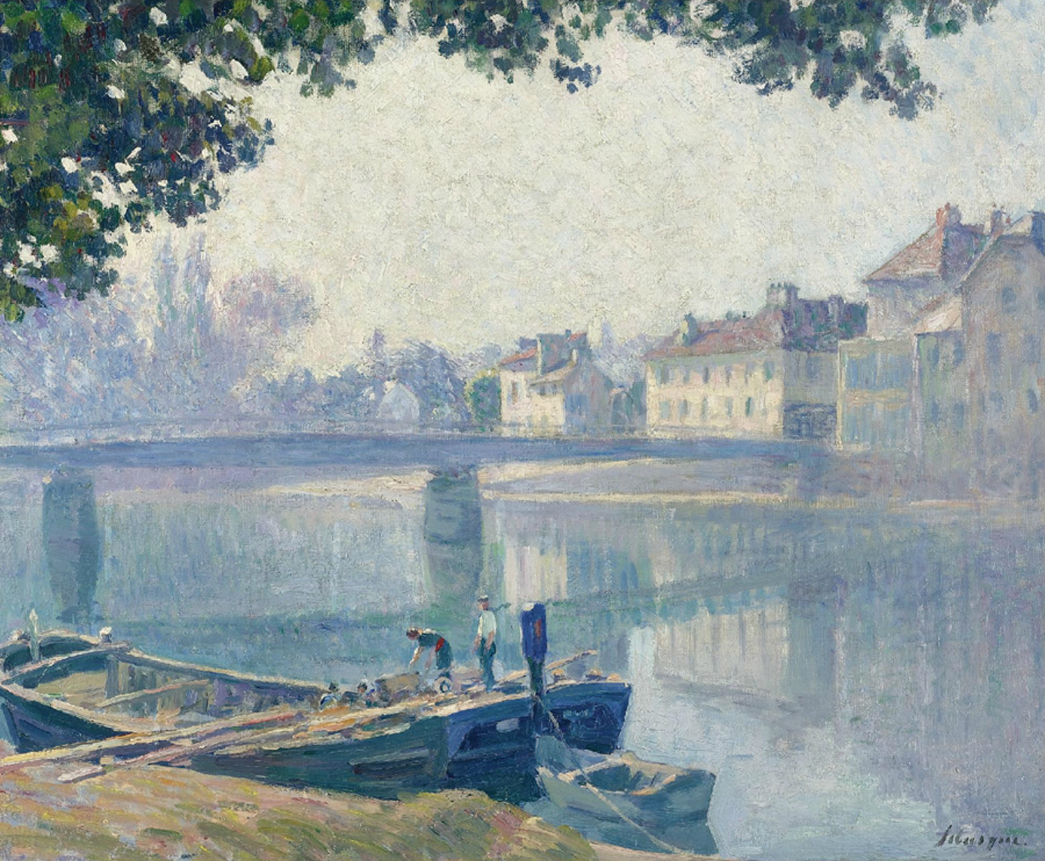 La Bords de la Marne (The Shore of the Marne), c. 1900