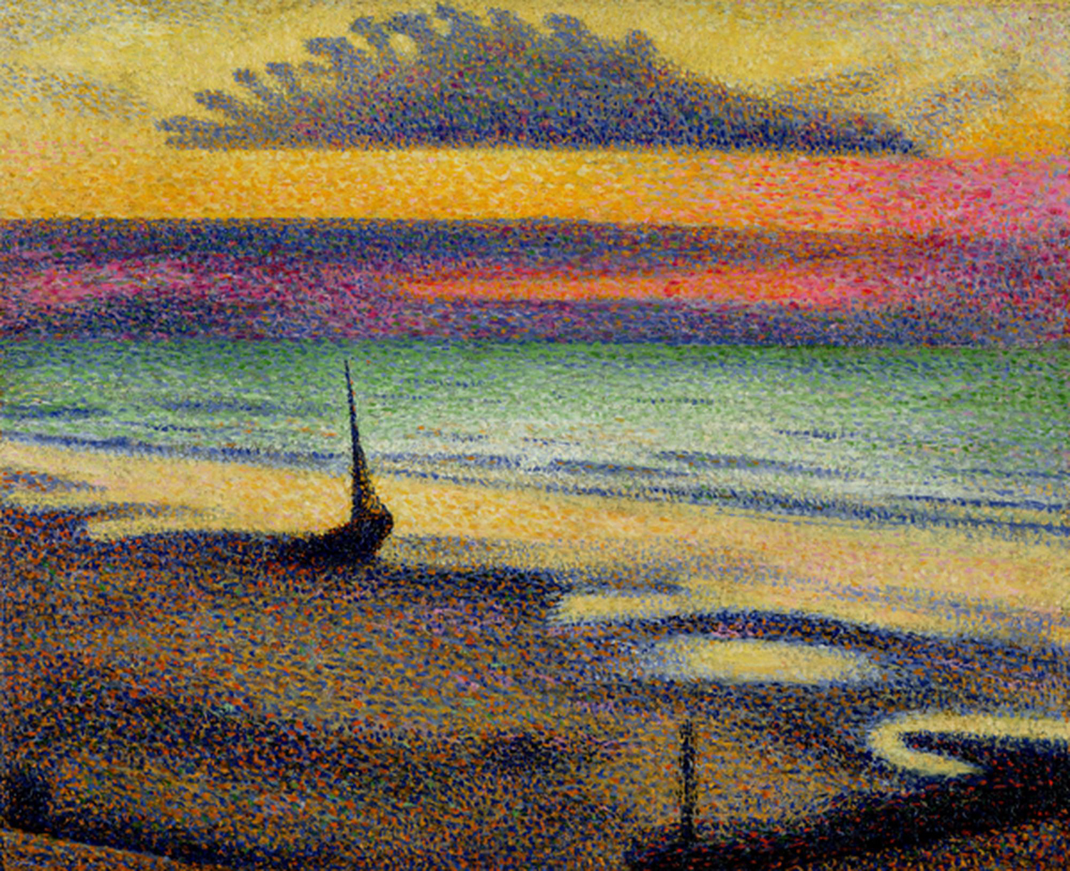 Beach At Heist, 1891