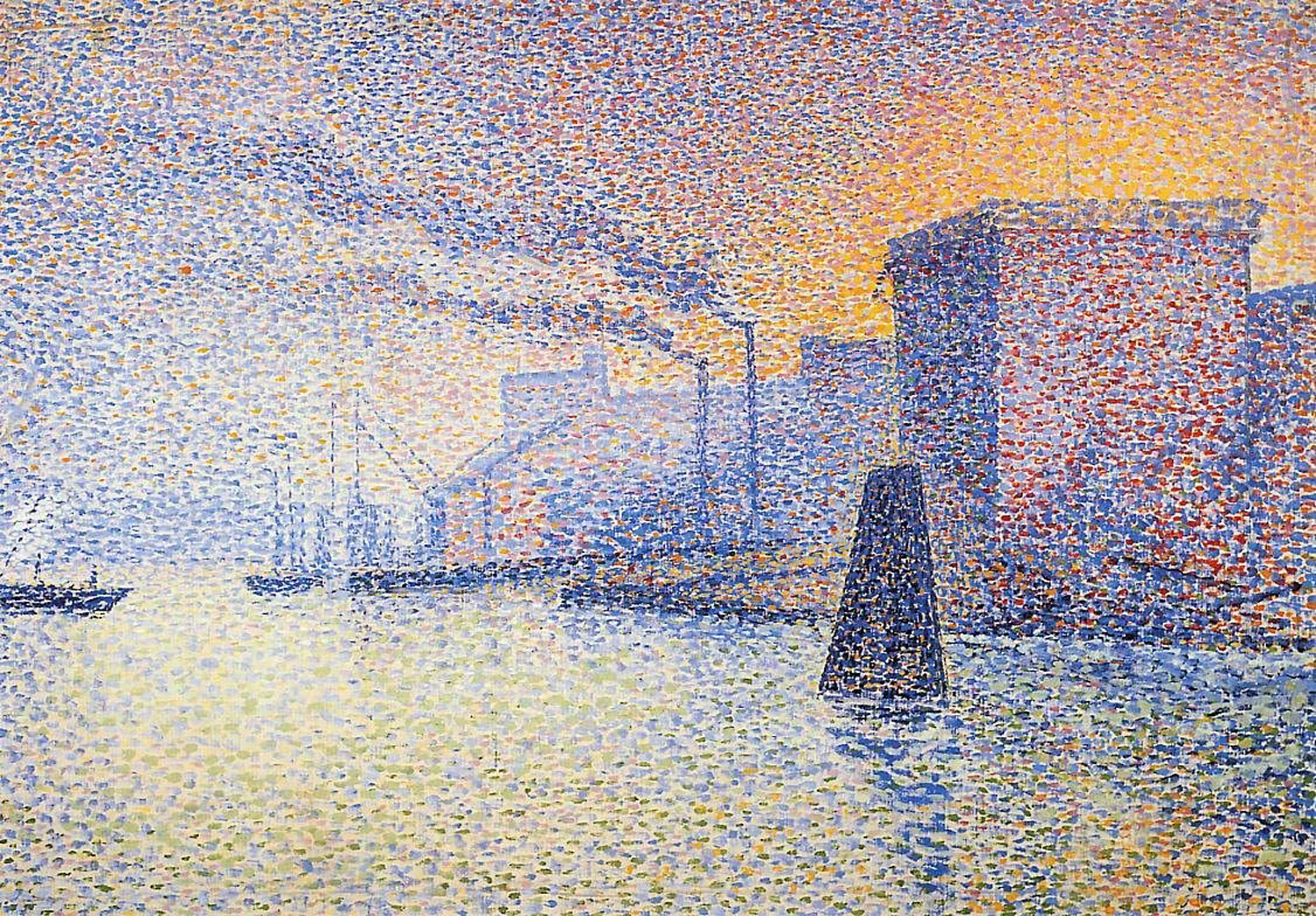 Factories On the Thames, c. 1892-94