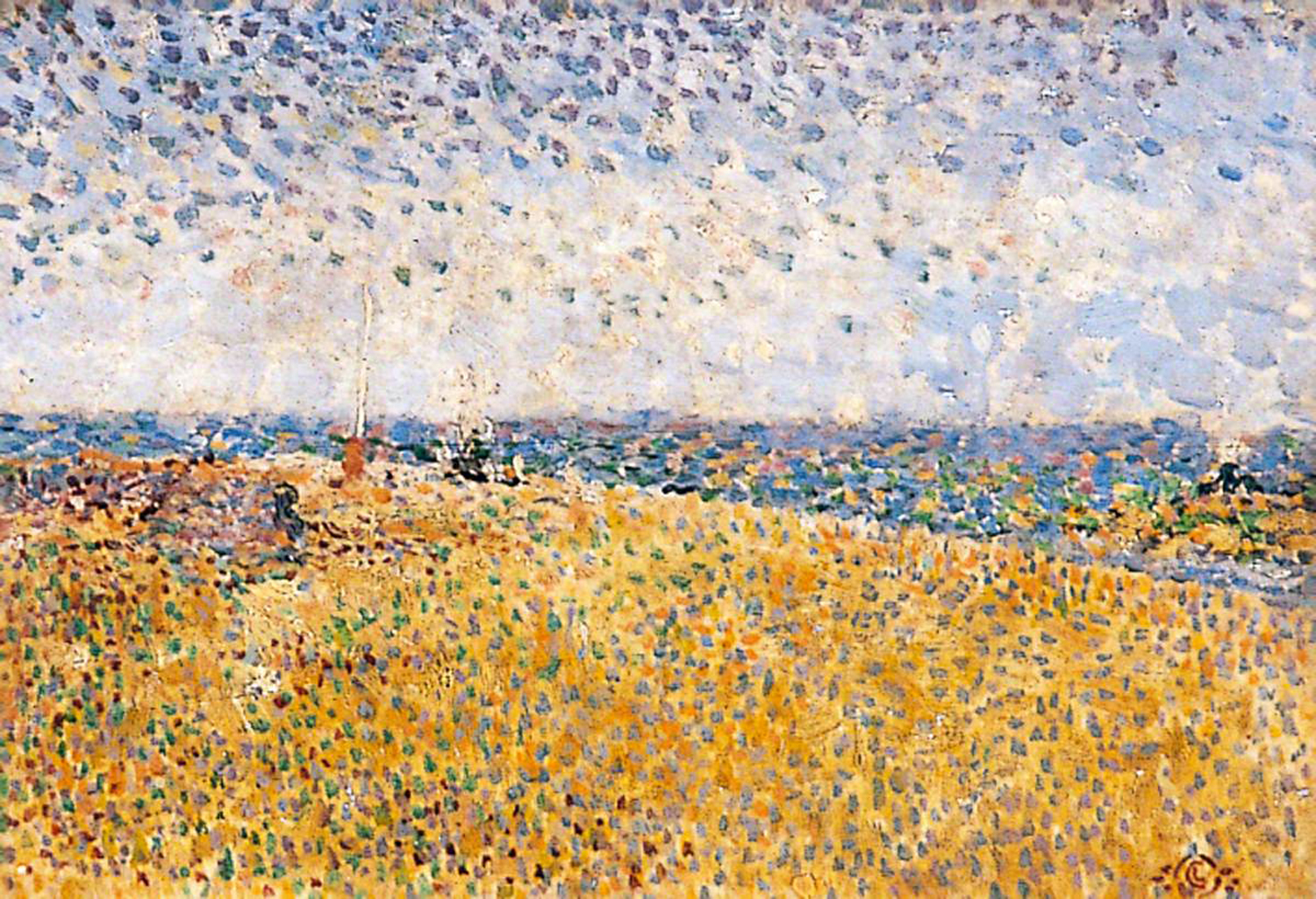 Beach at Heist, 1891