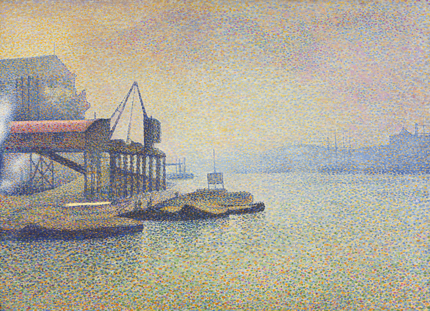 Thames Scene, the Elevator, 1890
