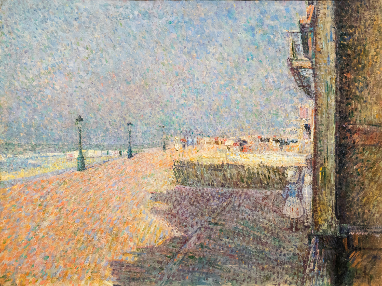 On the Dike (The Beach in Ostend), c. 1890-92