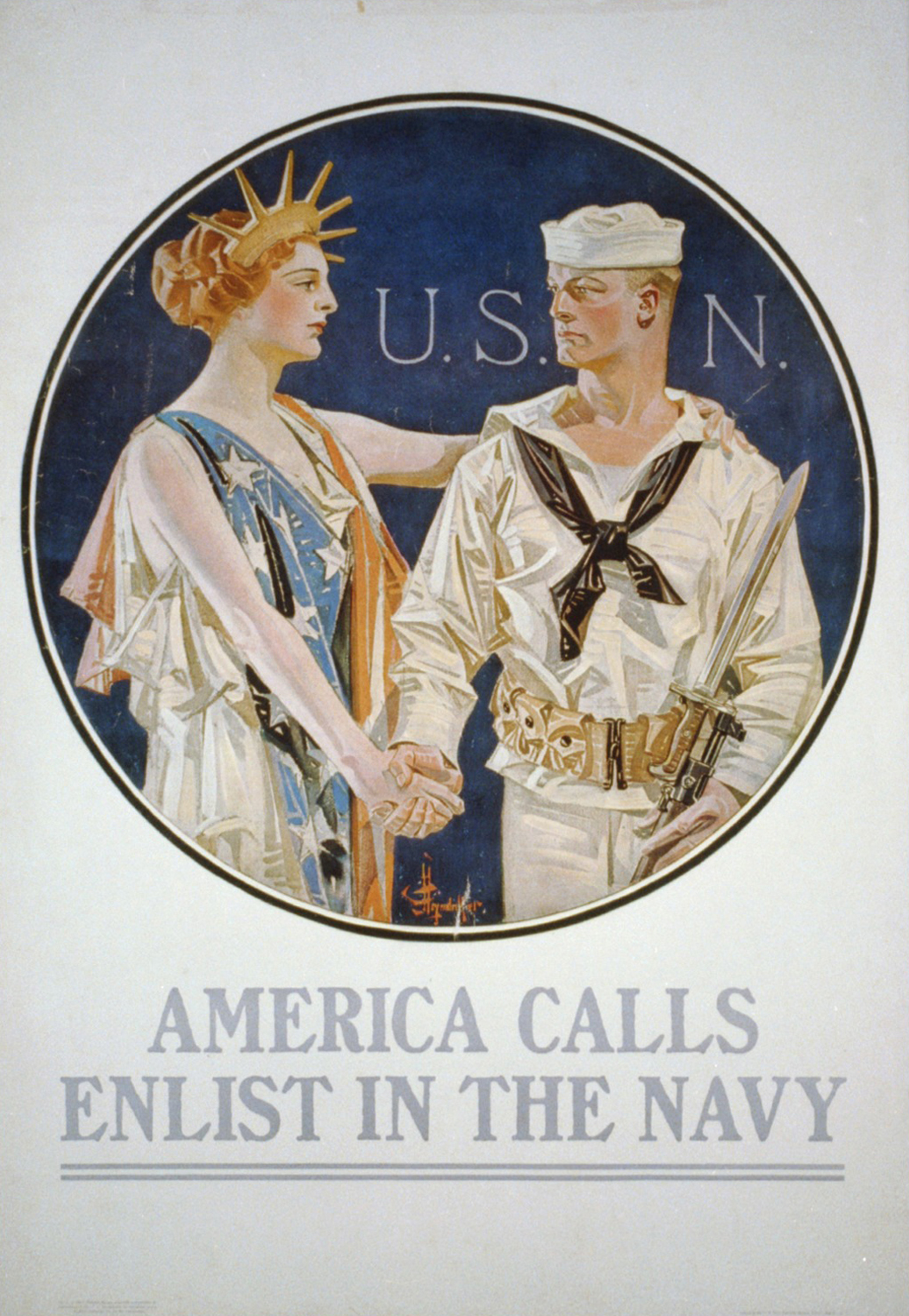 America Calls - Enlist in the Navy, 1917