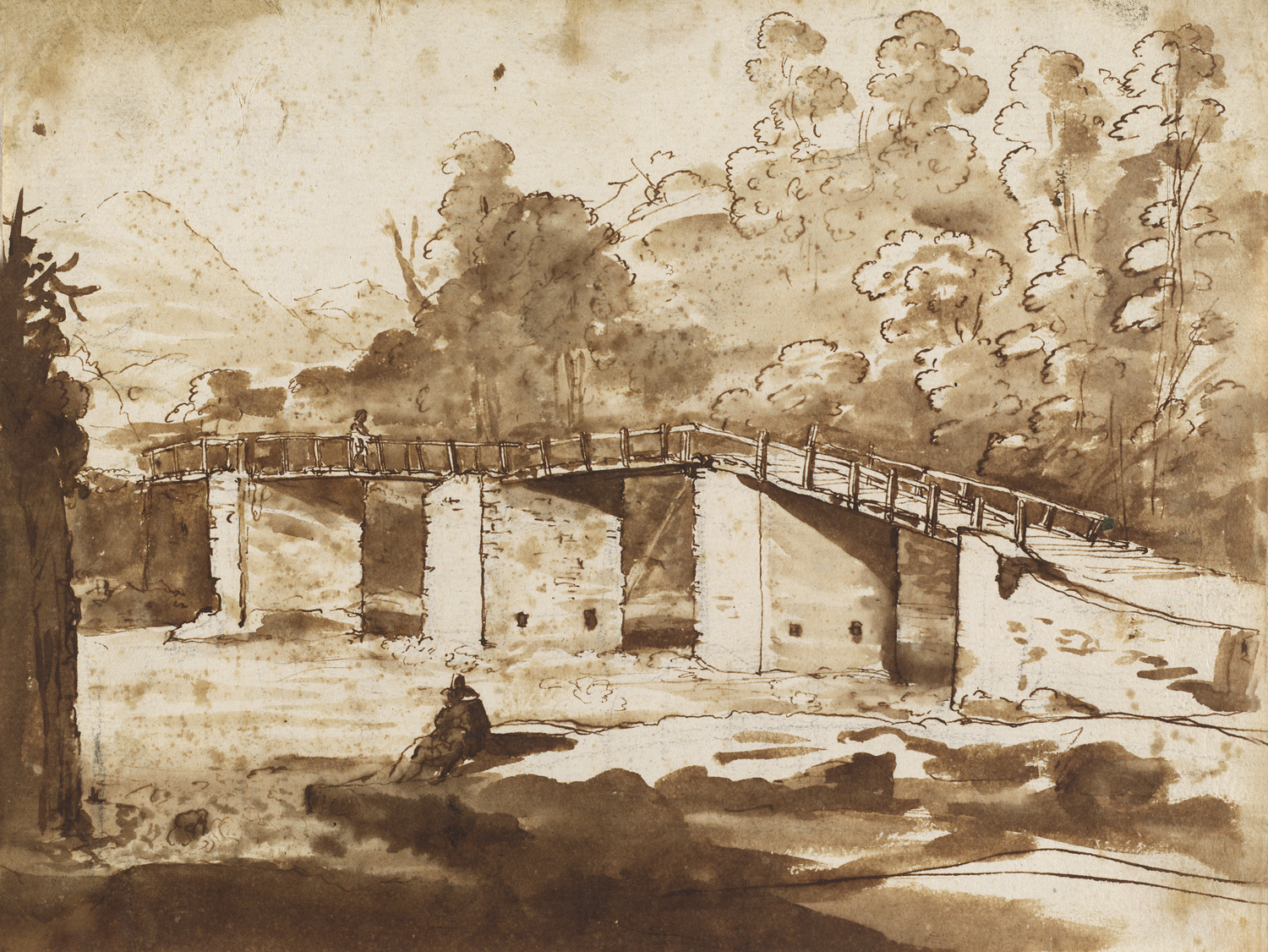 Landscape with a Bridge, c. 1630-35