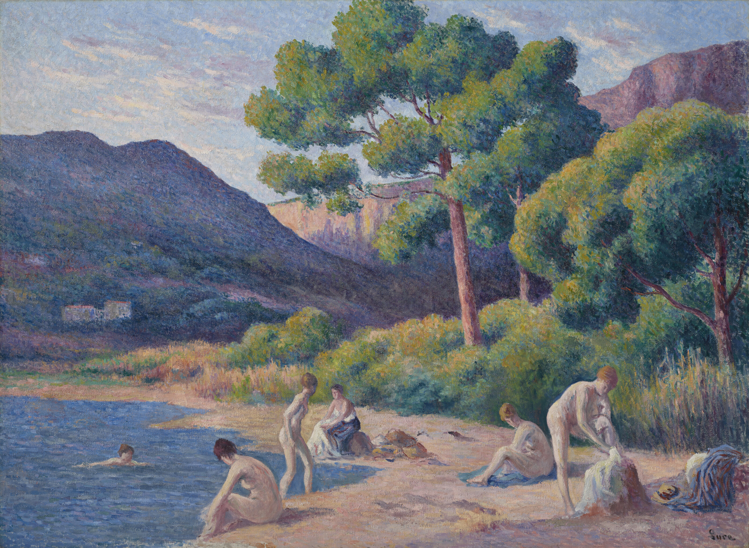 Baigneurs a Saint-Tropez (Swimmers at Saint-Tropez), c. 1909
