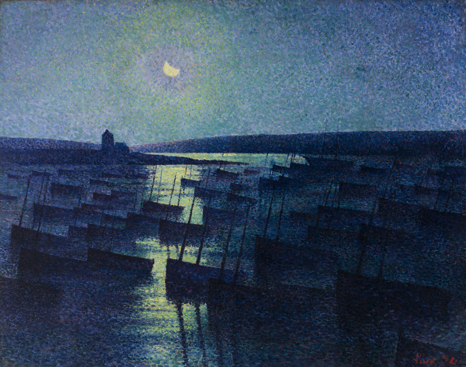 Camaret, Moonlight and Fishing Boats, 1894