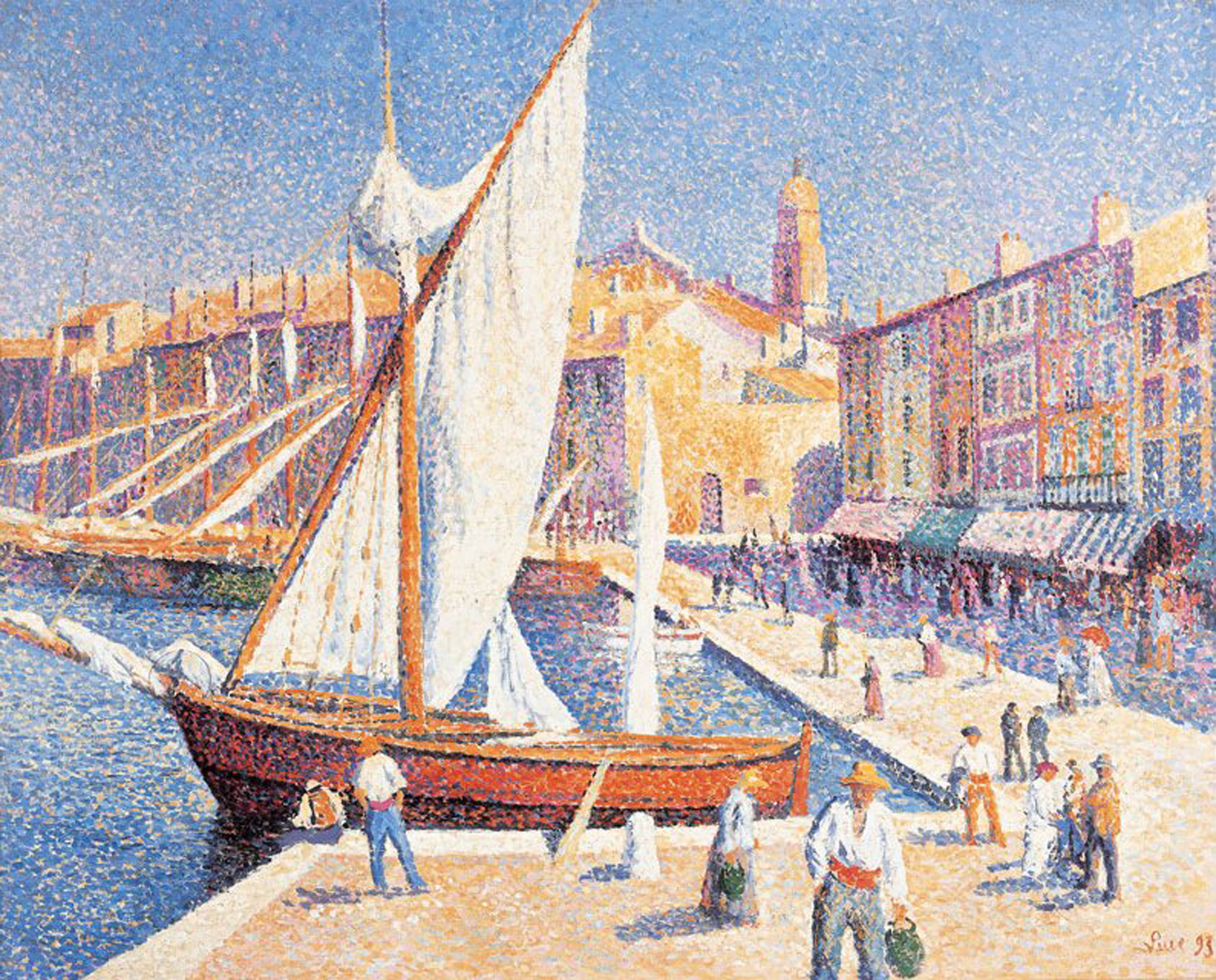 The Port of Saint-Tropez, 1893