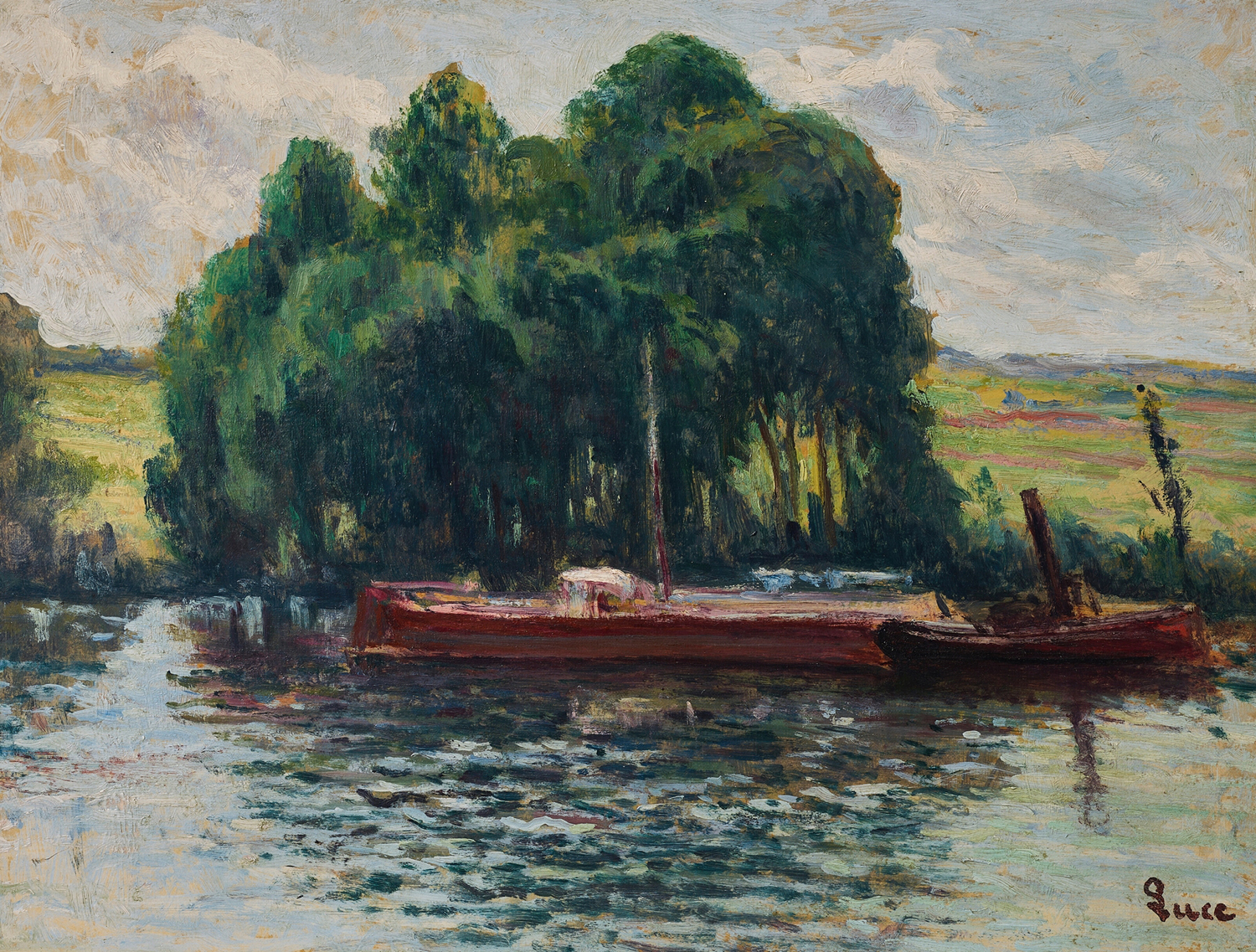 The Seine and the island of Rolleboise, c. 1917-30