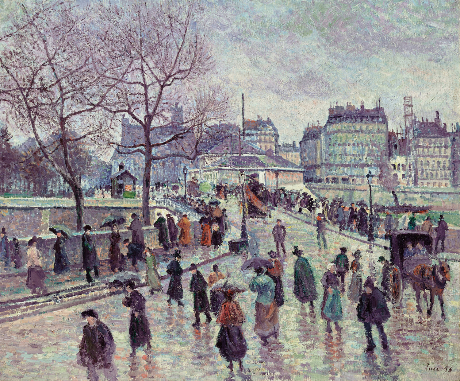 Paris, the Bridge at Archeveche, 1896