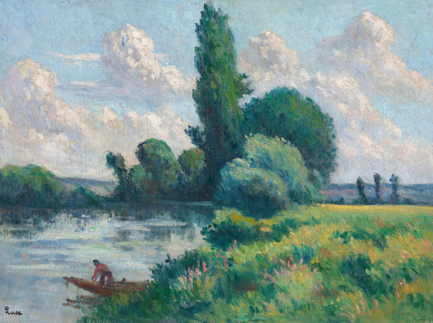 Rolleboise,le Petit Bras de Seine c. 1925