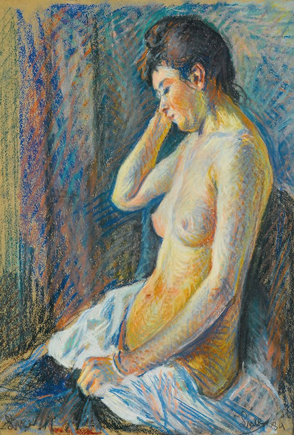 Nu Assis (Seated Nude), 1884