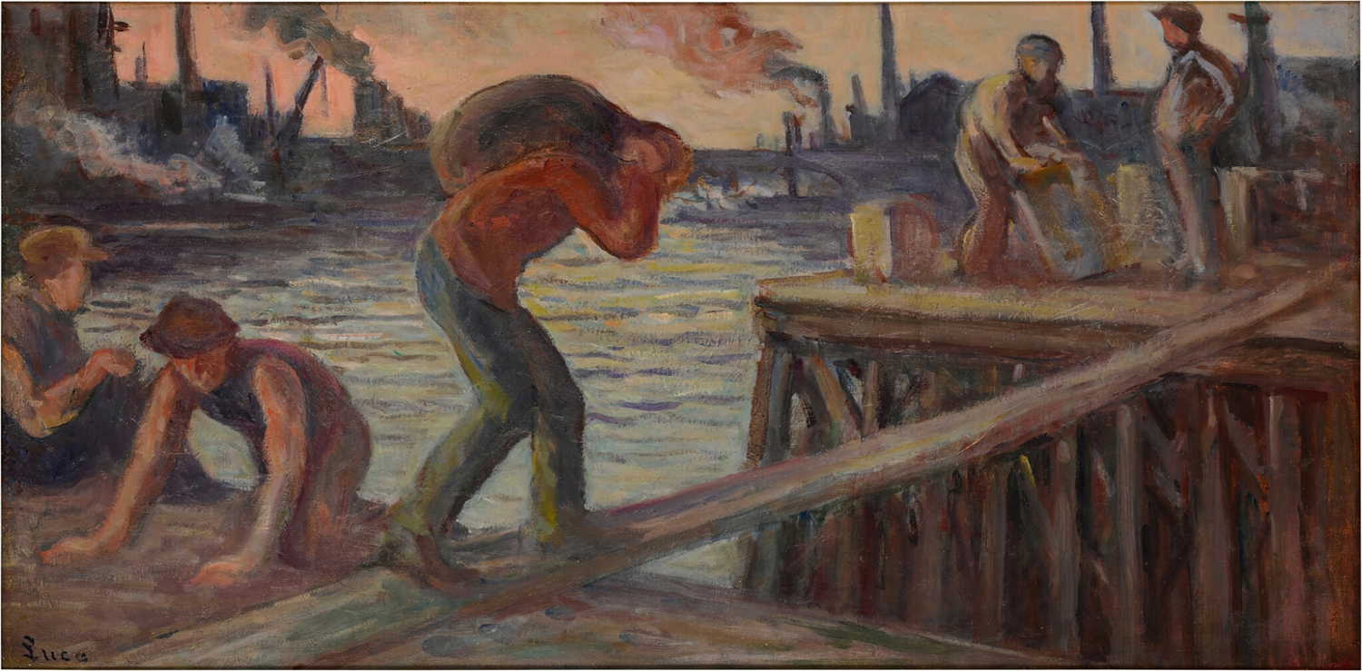 Le Dechargement de la Peniche (Unloading the Catch), 1925-30
