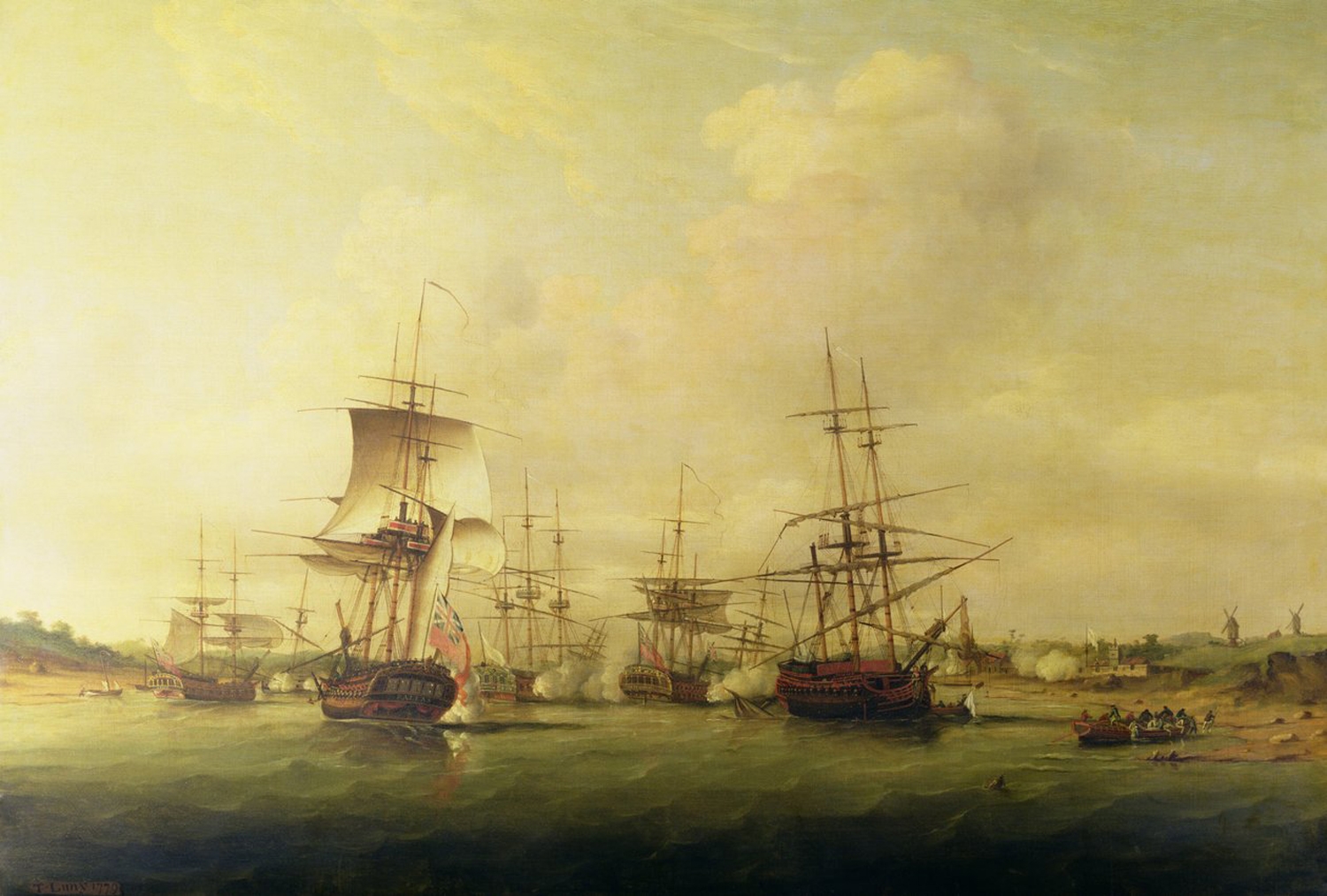 Action Off the Coast of France 13th May 1779