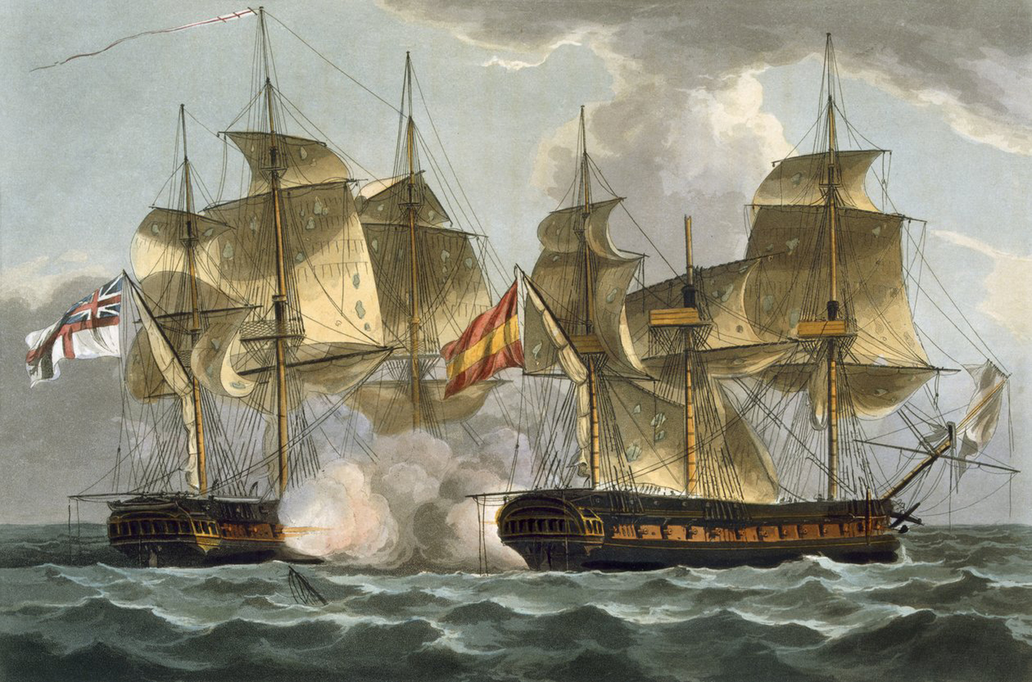 Capture of the Mahonesa, October 13th, 1796, 1816