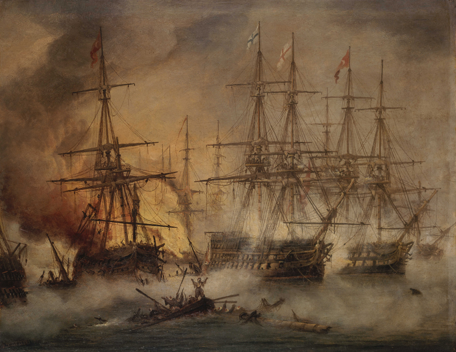 The Battle of Navarino, 20 October 1827, 1828