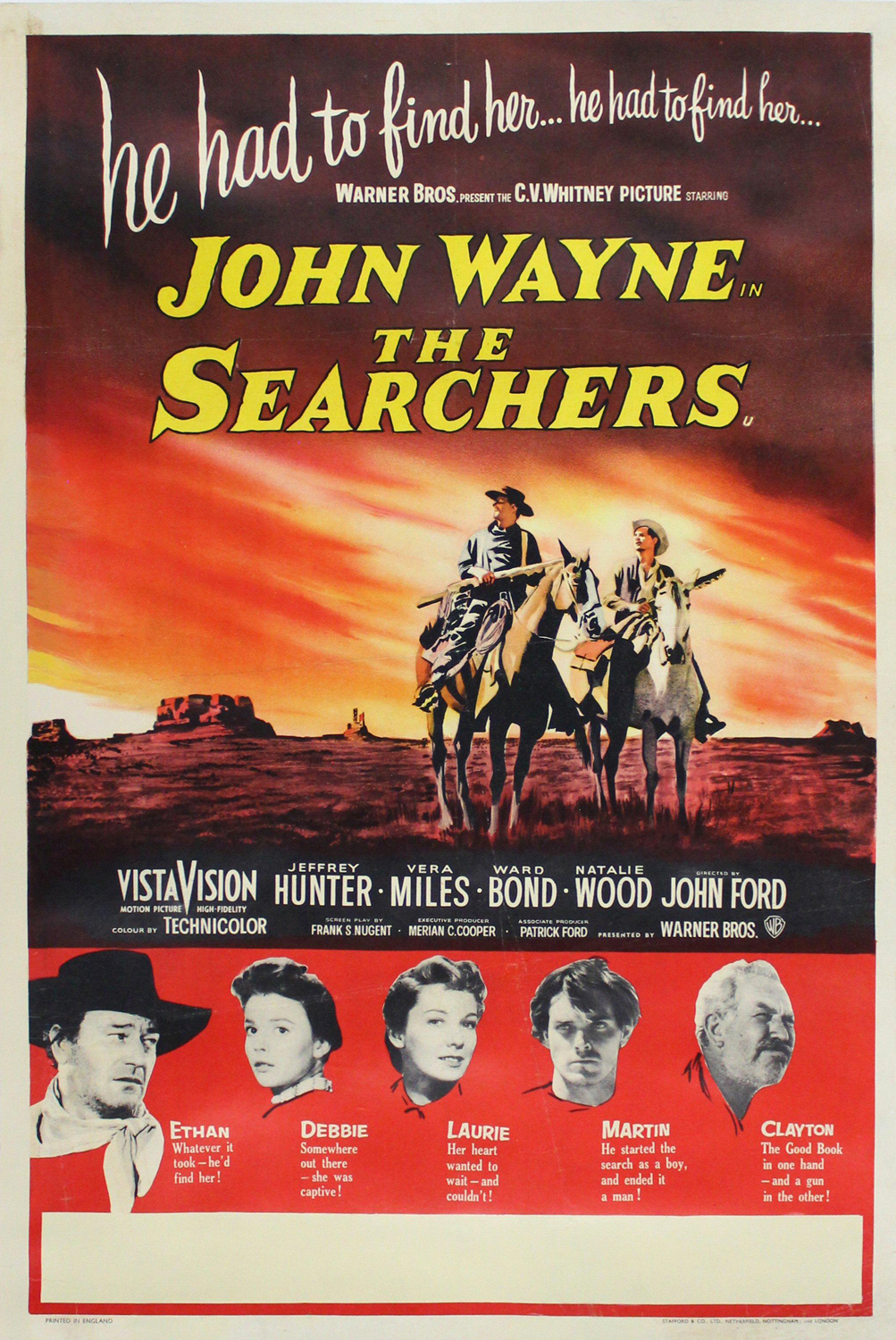 The Searchers, 1956