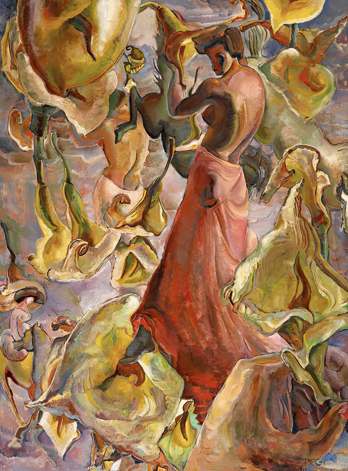 A Descent of Lilies, 1935