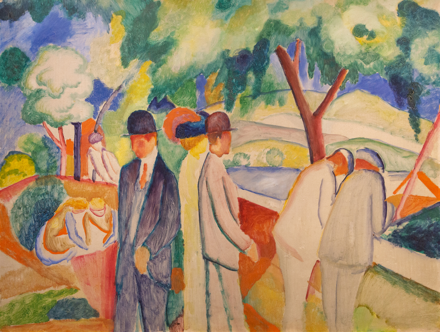 Gentlemen Strolling, 1913