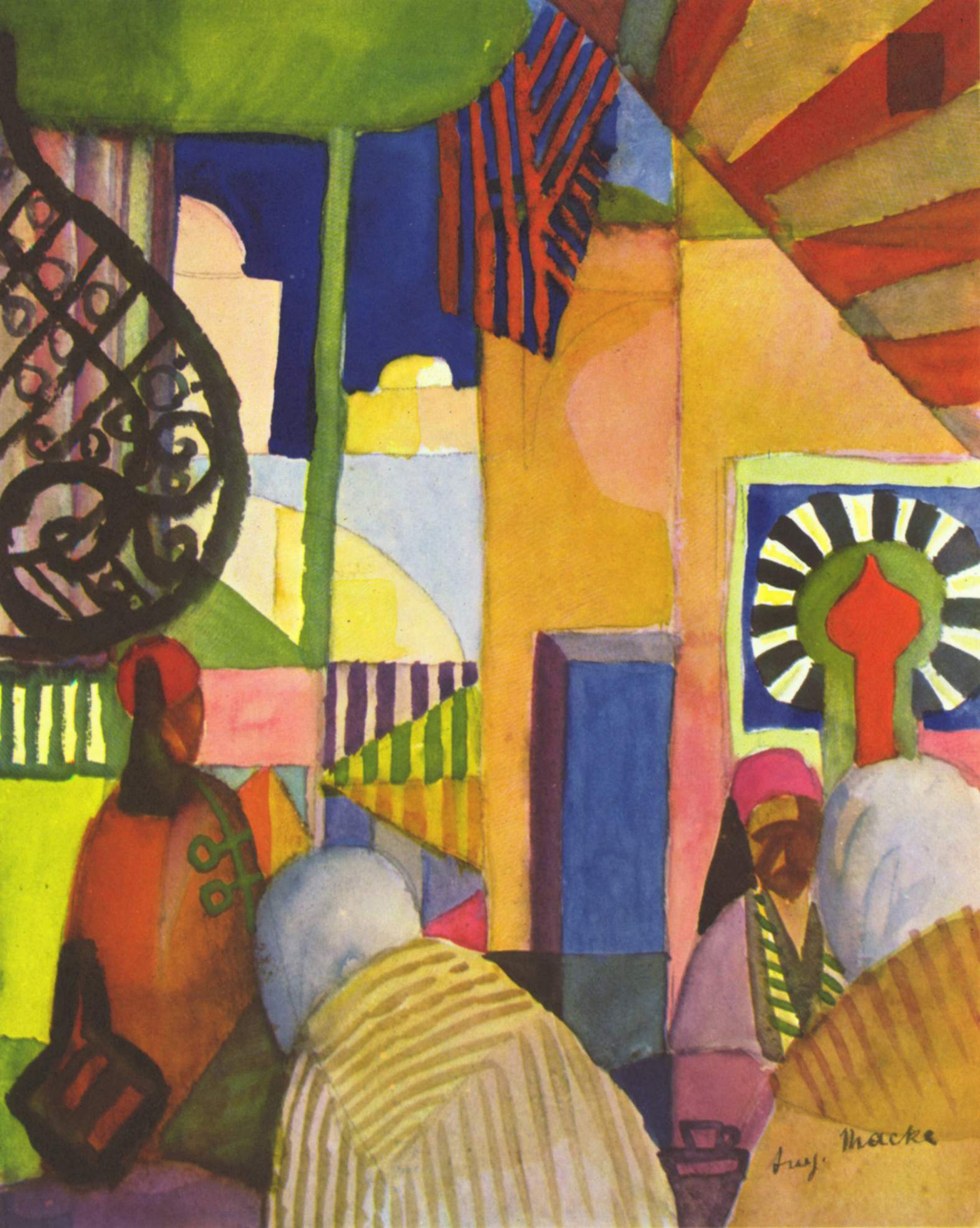 In the Bazaar, 1914