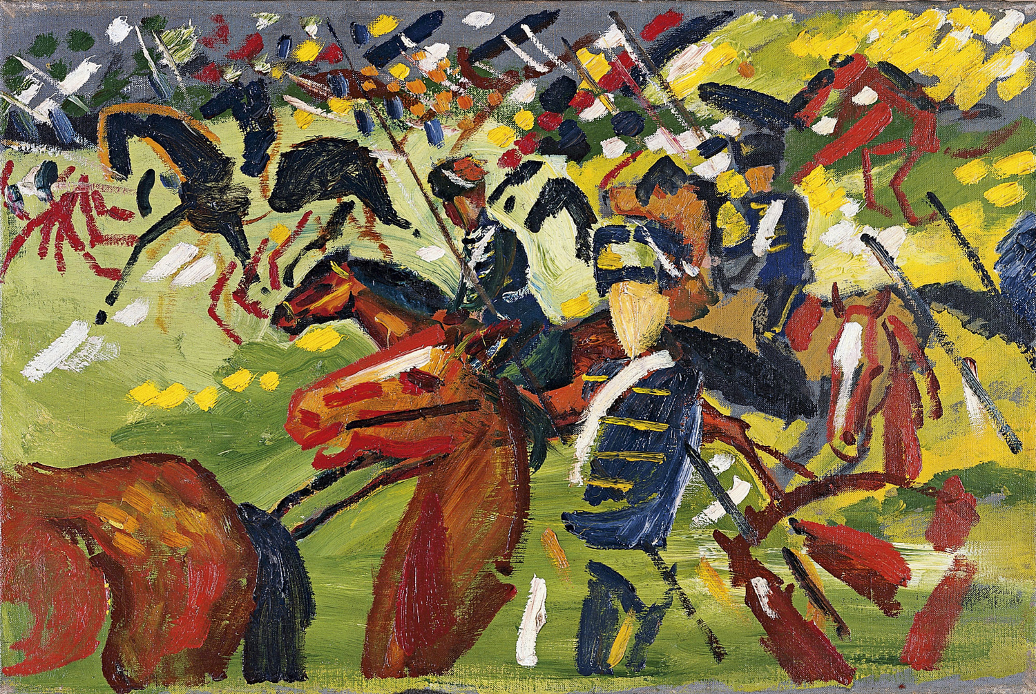 Hussars on a Sortie, 1913