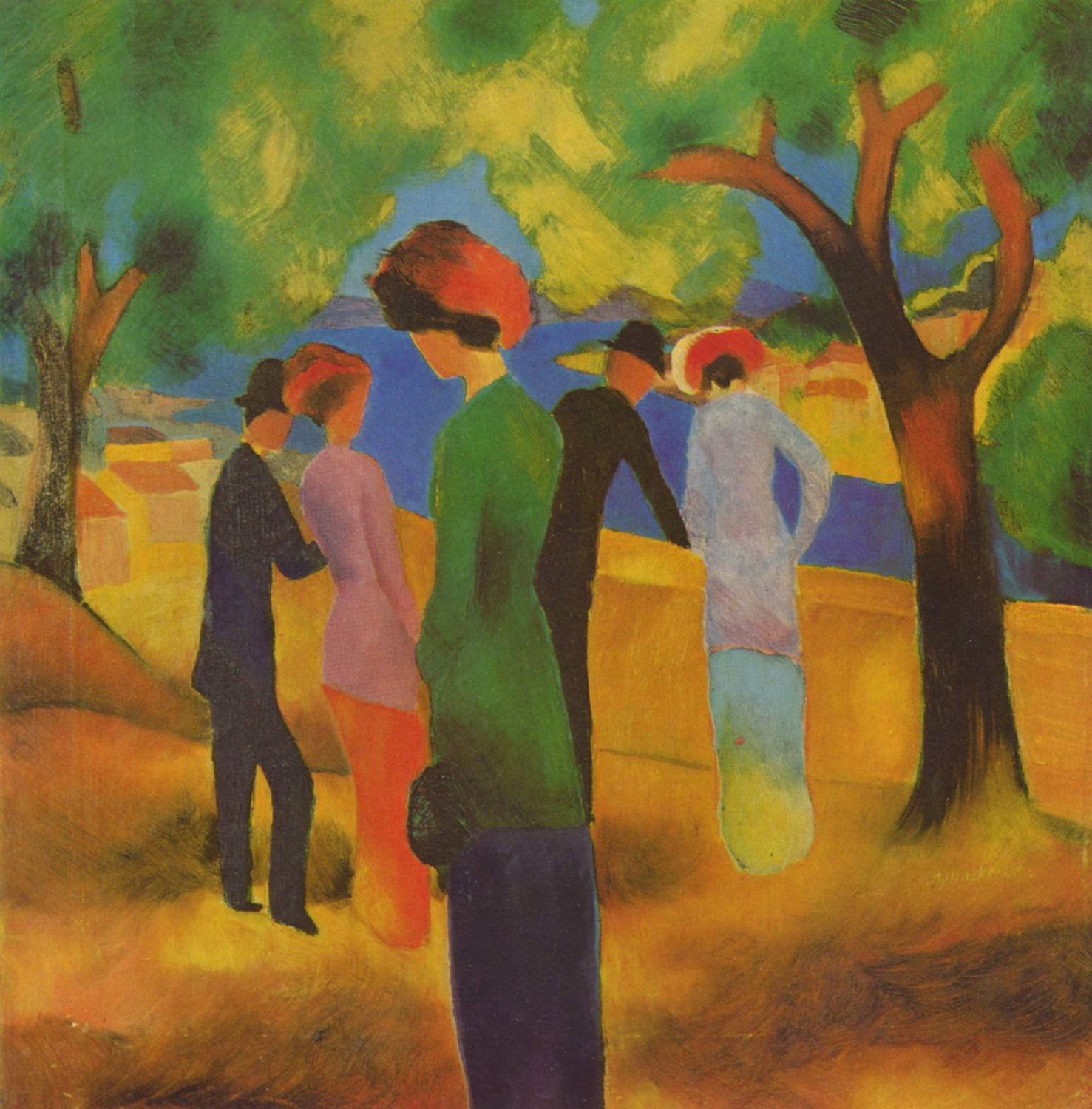 Lady in a Green Jacket, 1913