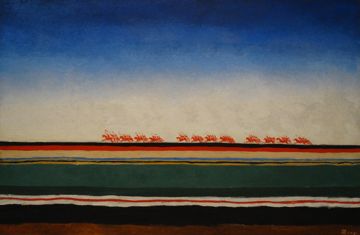 Red Cavalry Riding, c. 1928-32