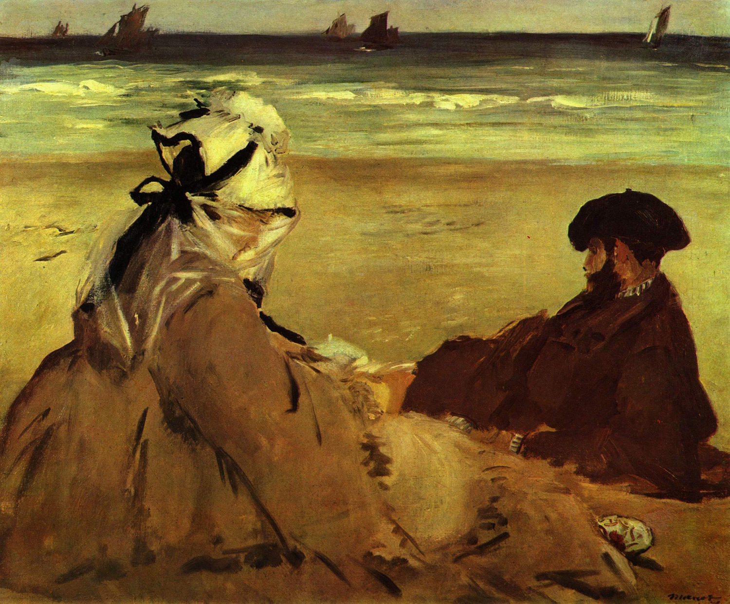 Sur la Plage (On the Beach), 1873