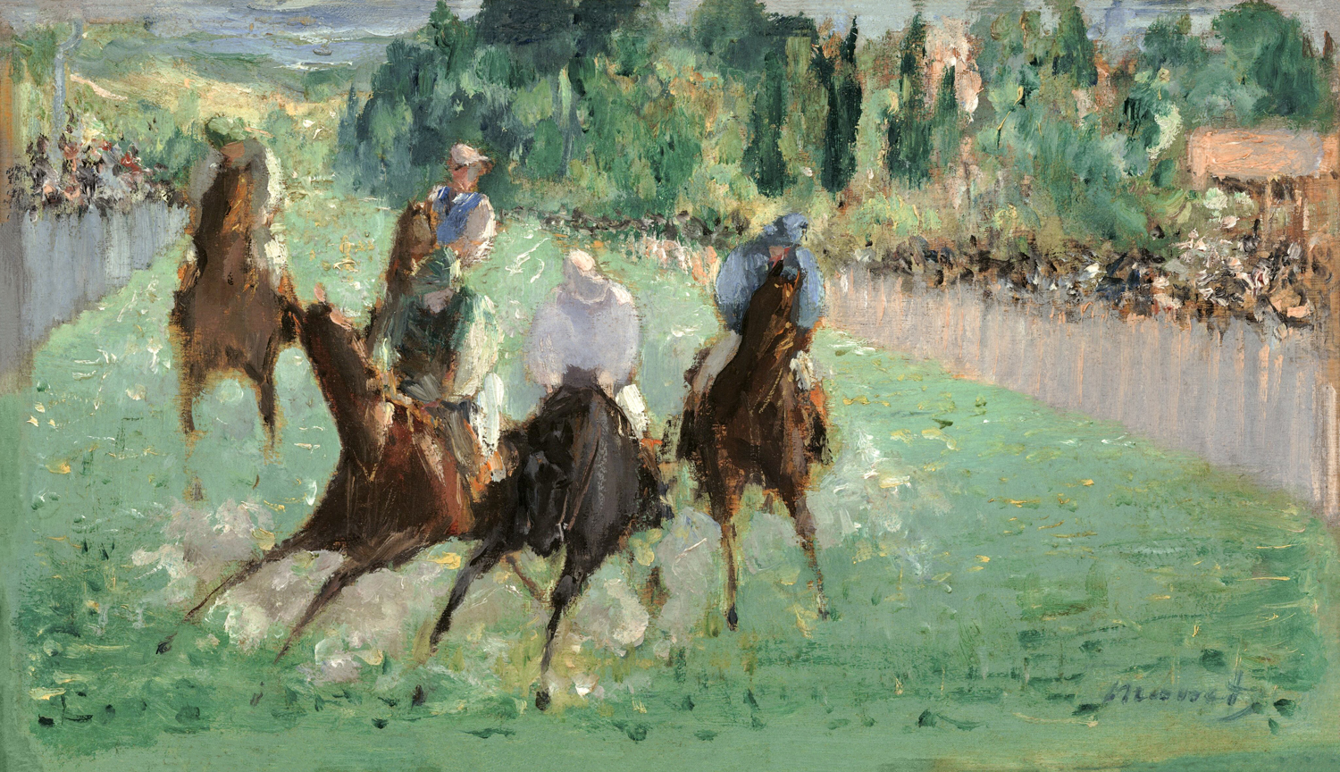 At the Races, c. 1875