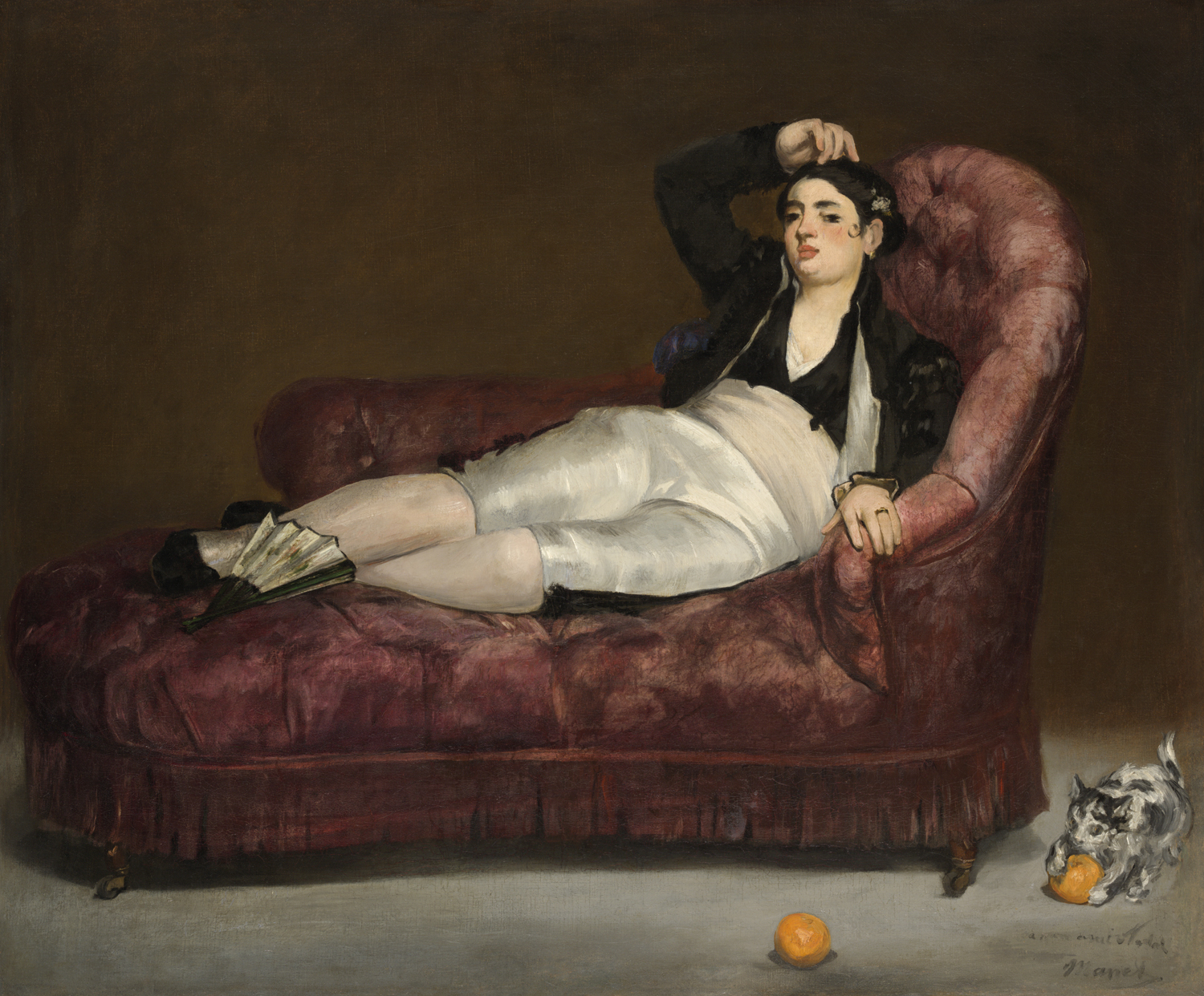Reclining Young Woman in Spanish Costume, 1862-32
