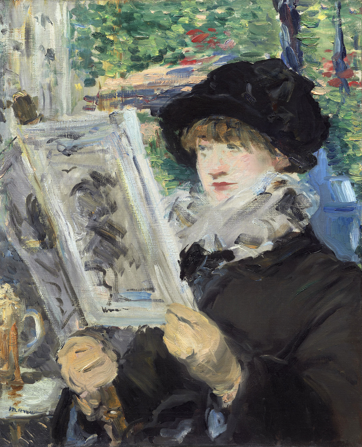 Woman Reading, c. 1880-81