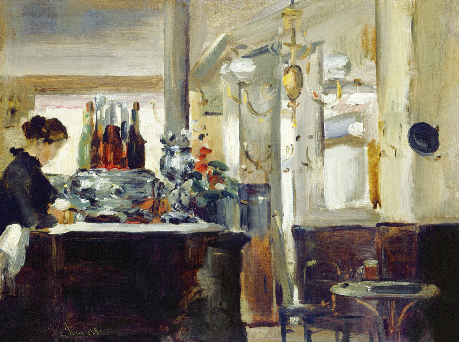 Bon Bock Cafe, c. 1881