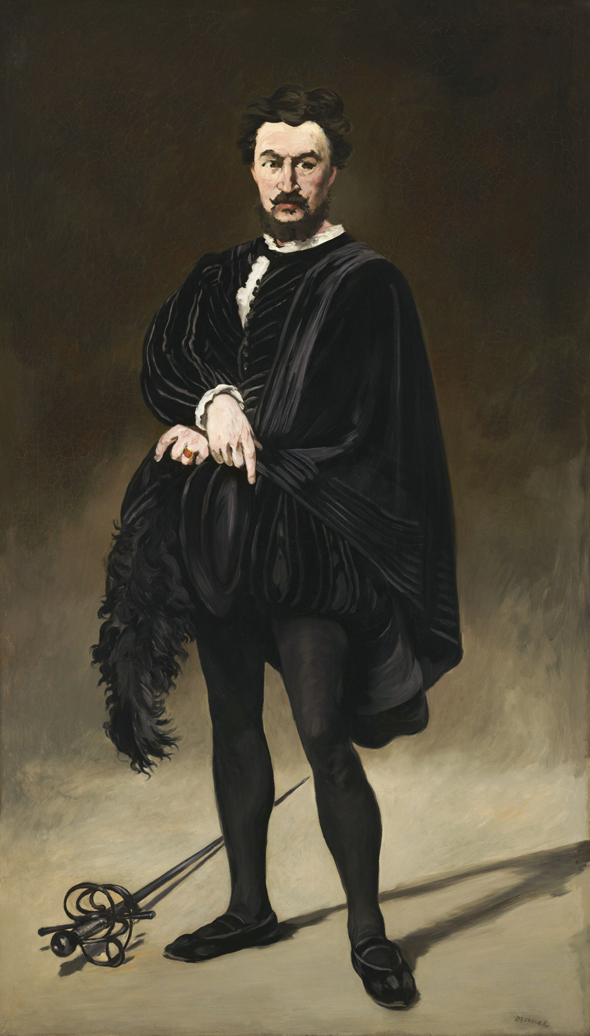 The Tragic Actor (Rouviere as Hamlet), 1866
