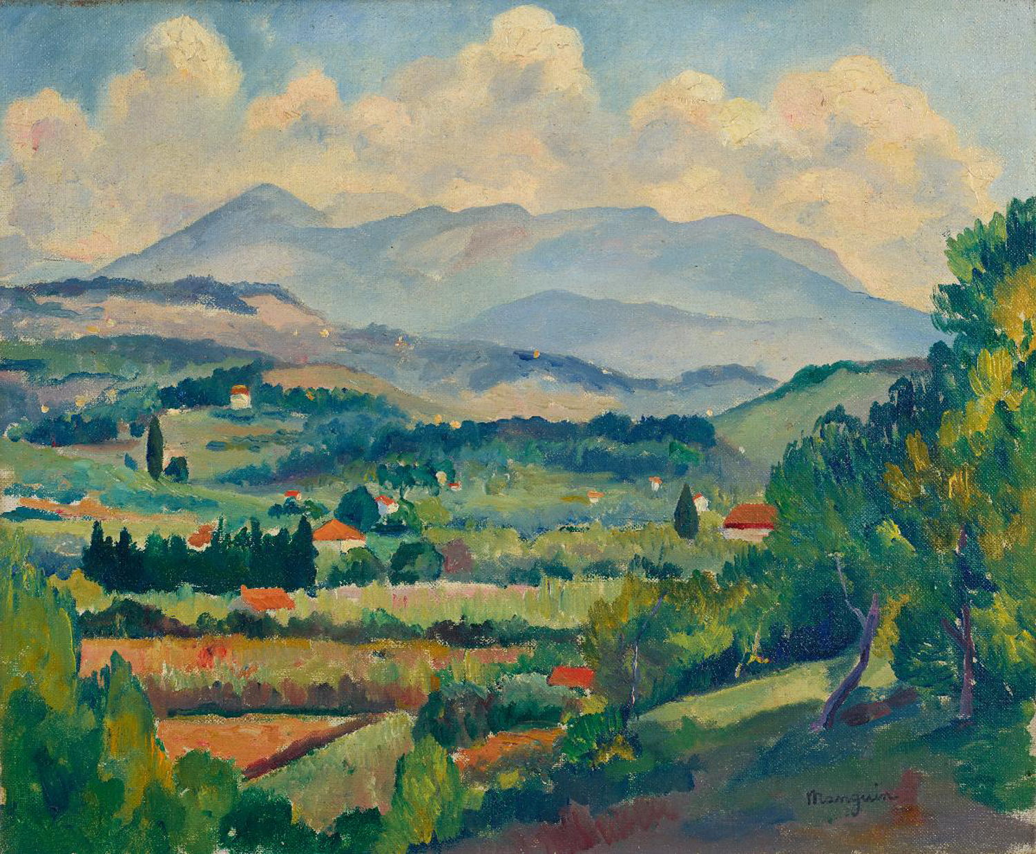 Paysage a Sanary (Sanary Landscape), 1911