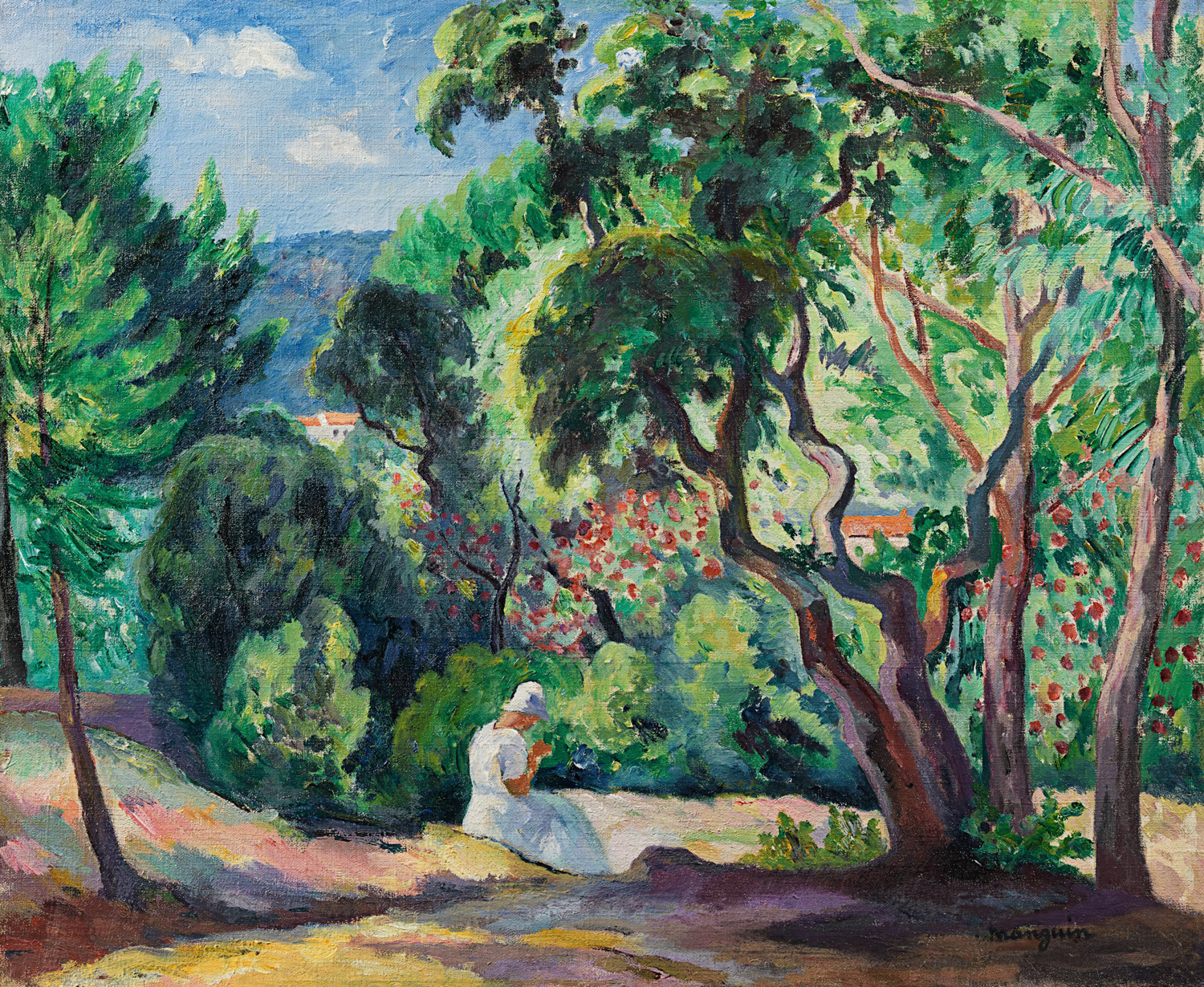Sous-bois a La Moutte, Saint-Tropez (Underneath the Trees at La Moutte, Saint Tropez), 1921