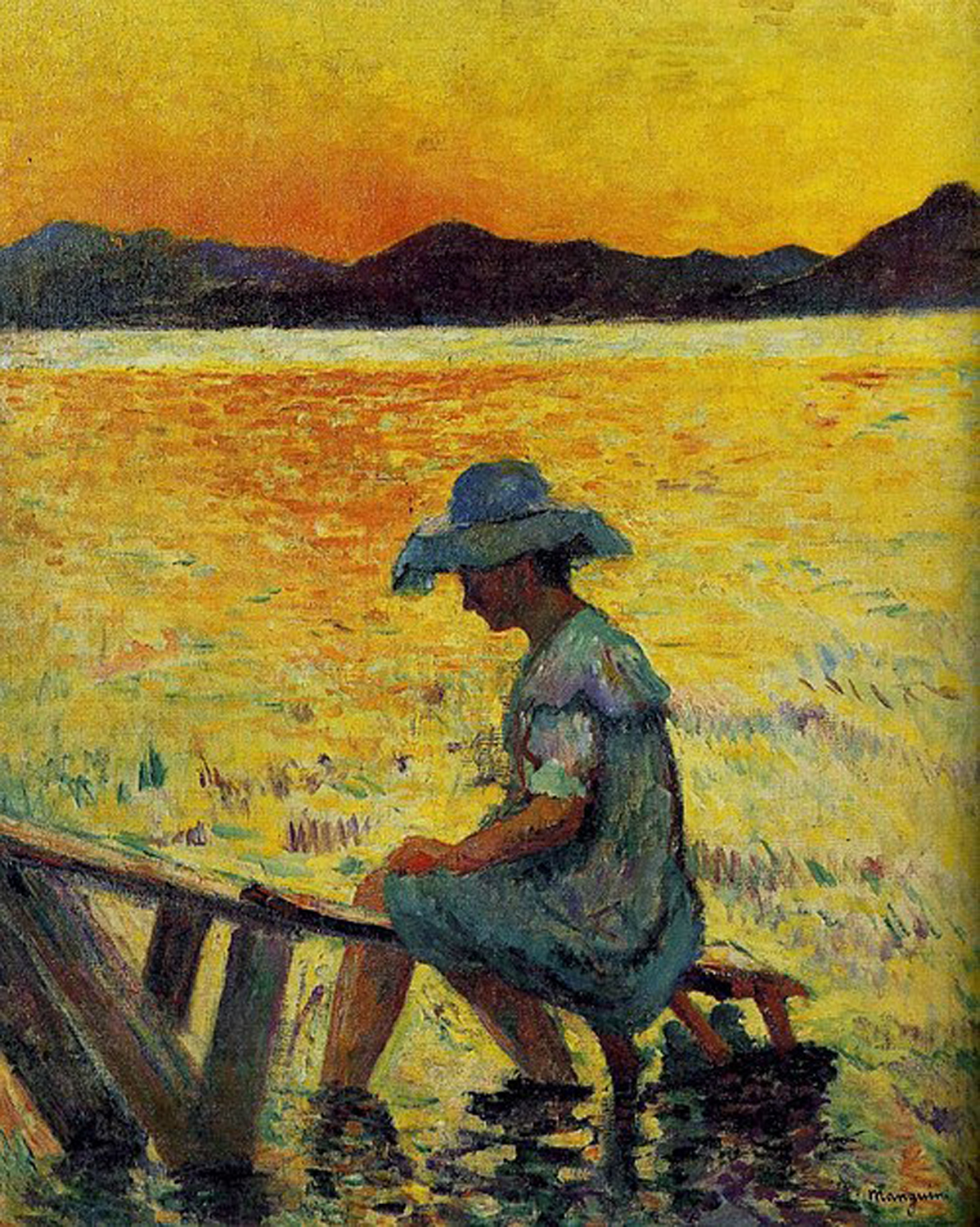 Saint-Tropez, Le Coucher de Soleil (Saint-Tropez, Sunset ), 1904