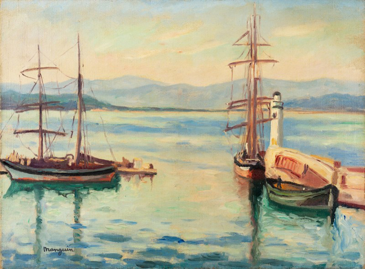 l'Entree du Port de Saint-Tropez (Entrance to the Port of Saint-Tropez), 1927