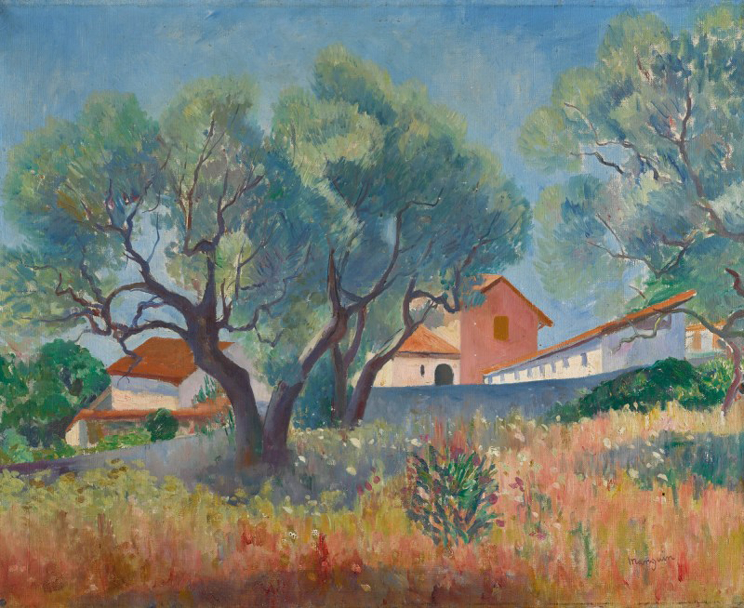 Les Oliviers a Sanary (Olive Trees at Sanary), 1911