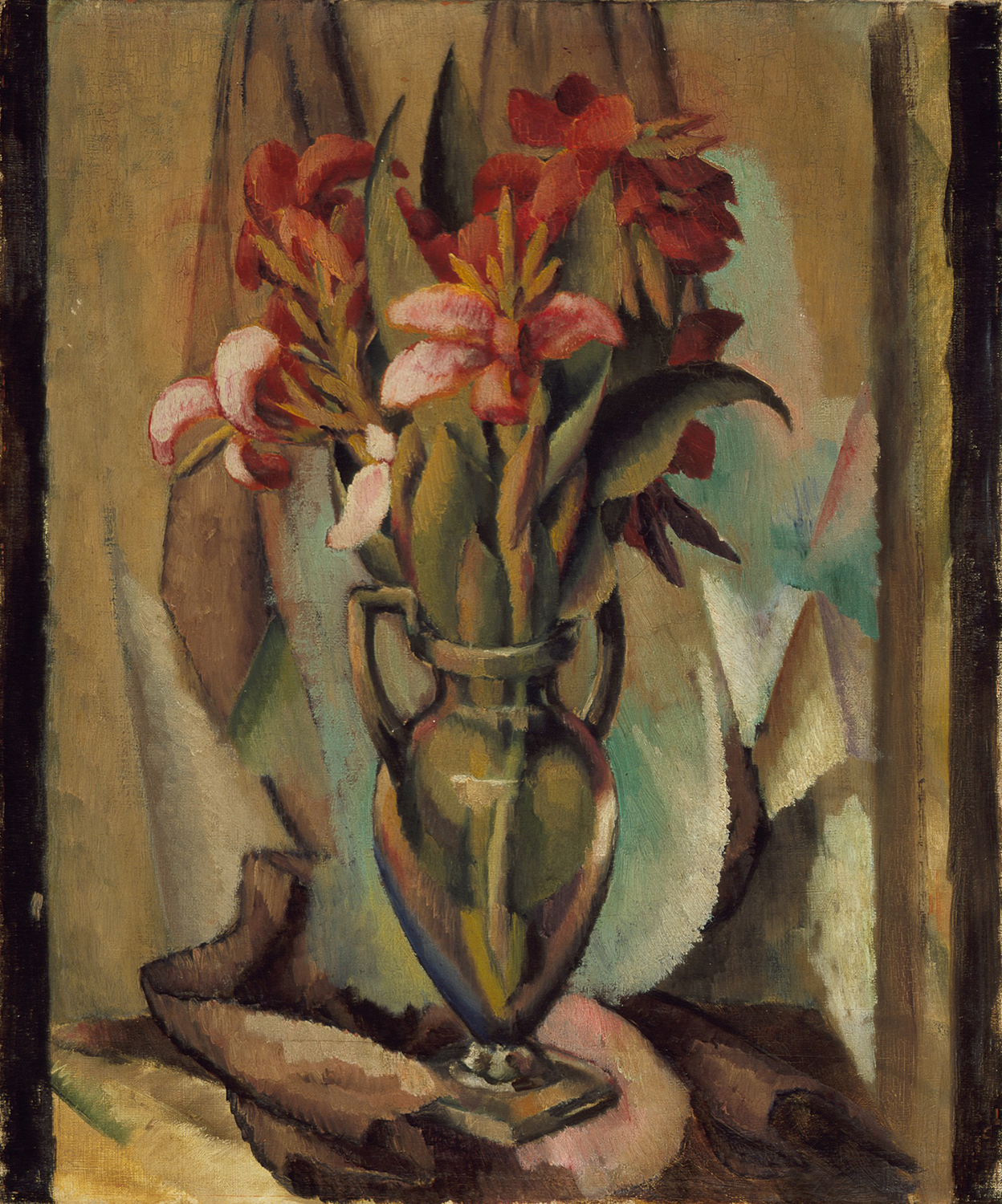 Flowers in a Handled Vase, c. 1919-22