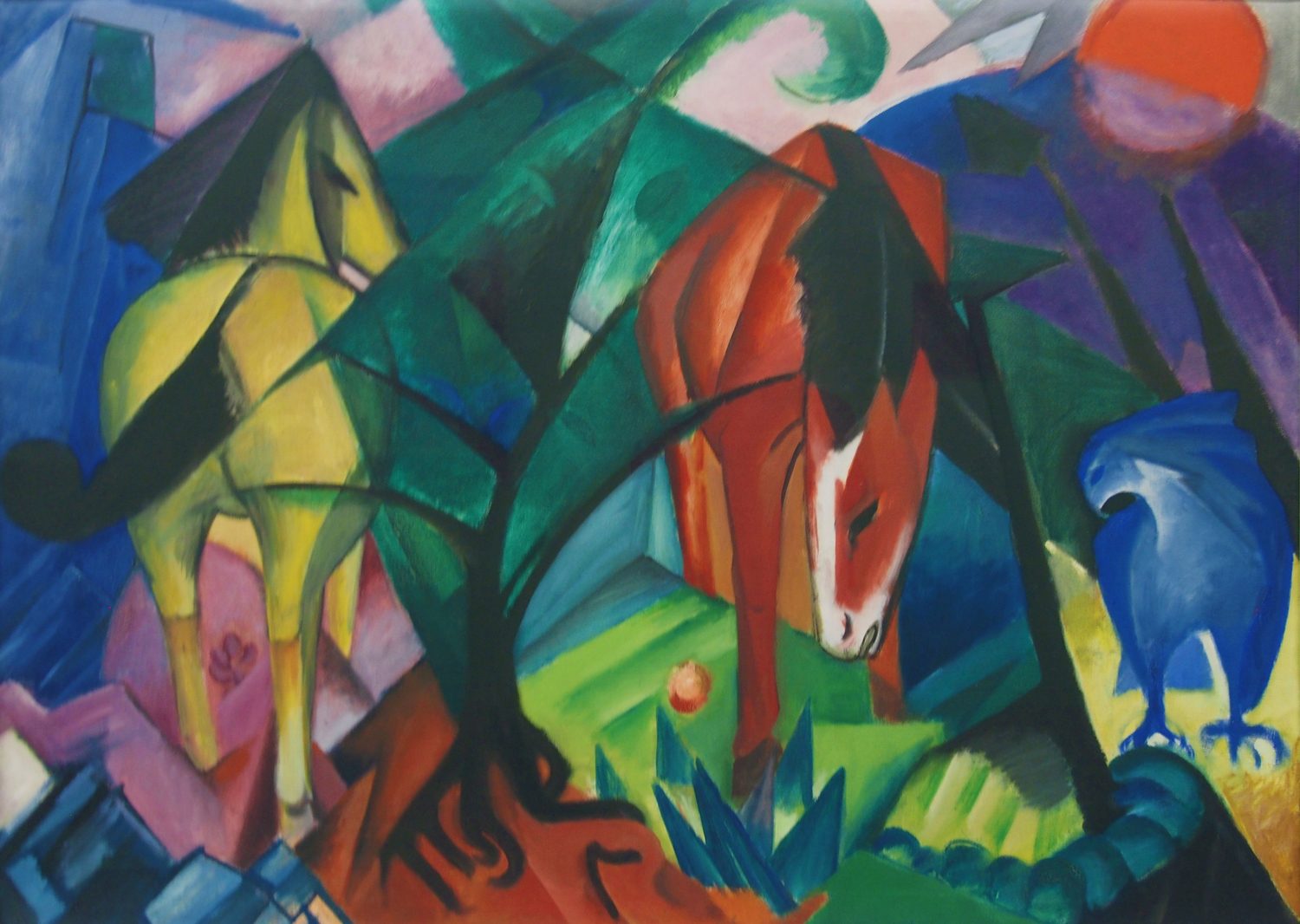 Horses and Eagle, 1912