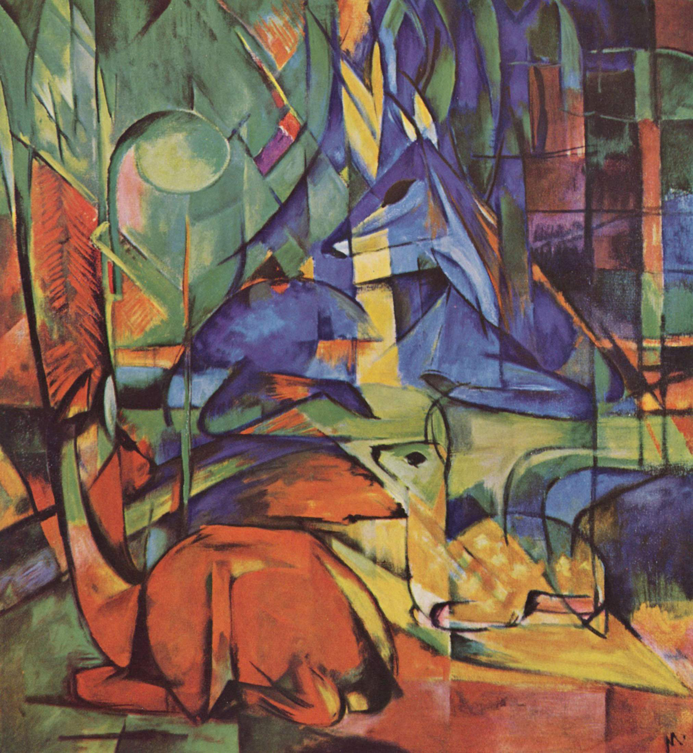 Deer in the Forest, 1914
