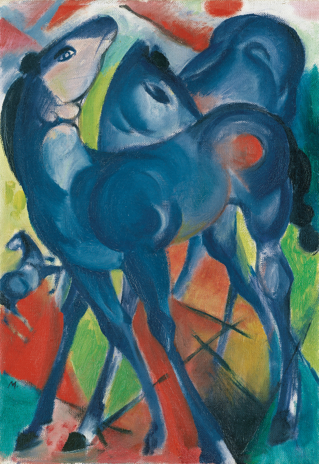 The Blue Foals, 1913