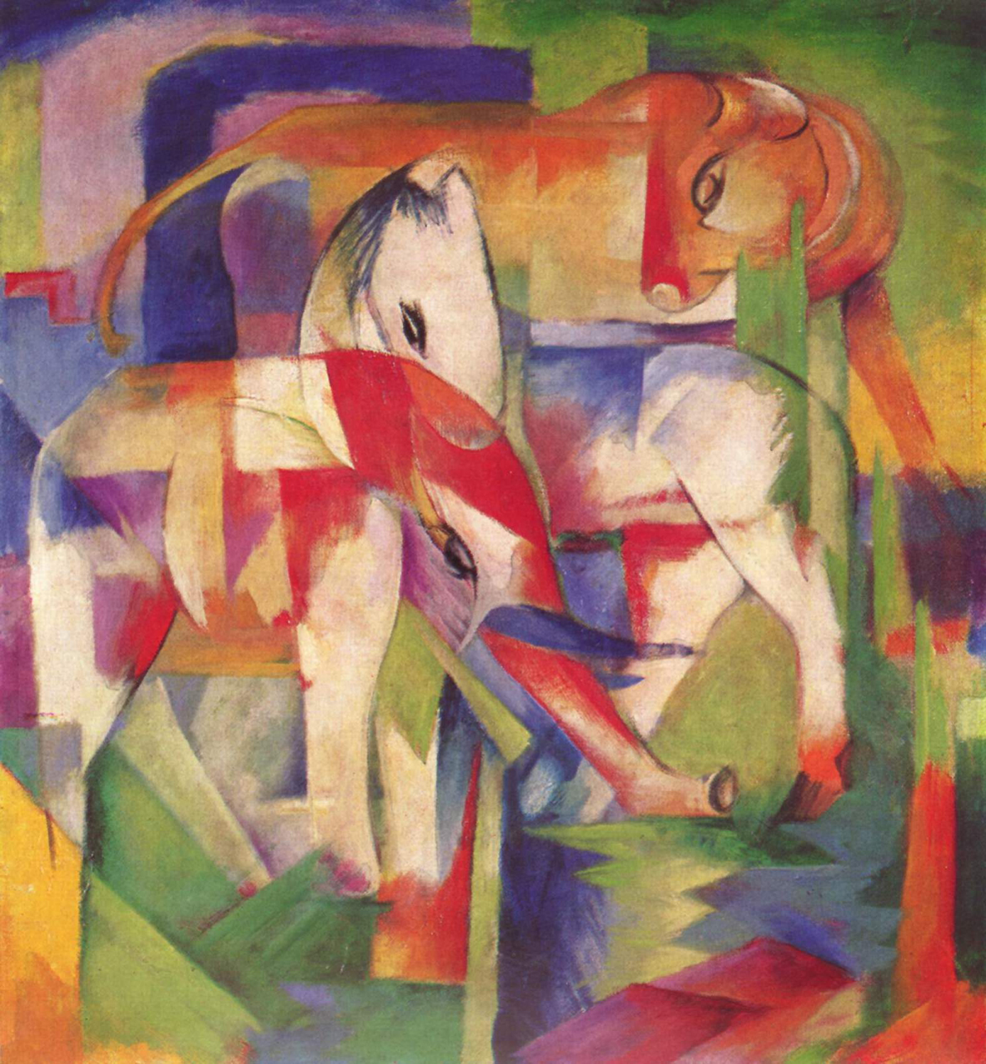 Elefant, Pferd, Rind, Winter, 1913-14