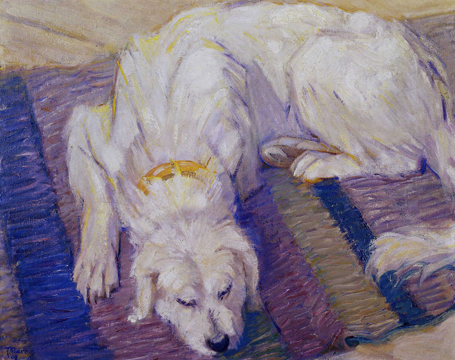 Lying Dog, 1909
