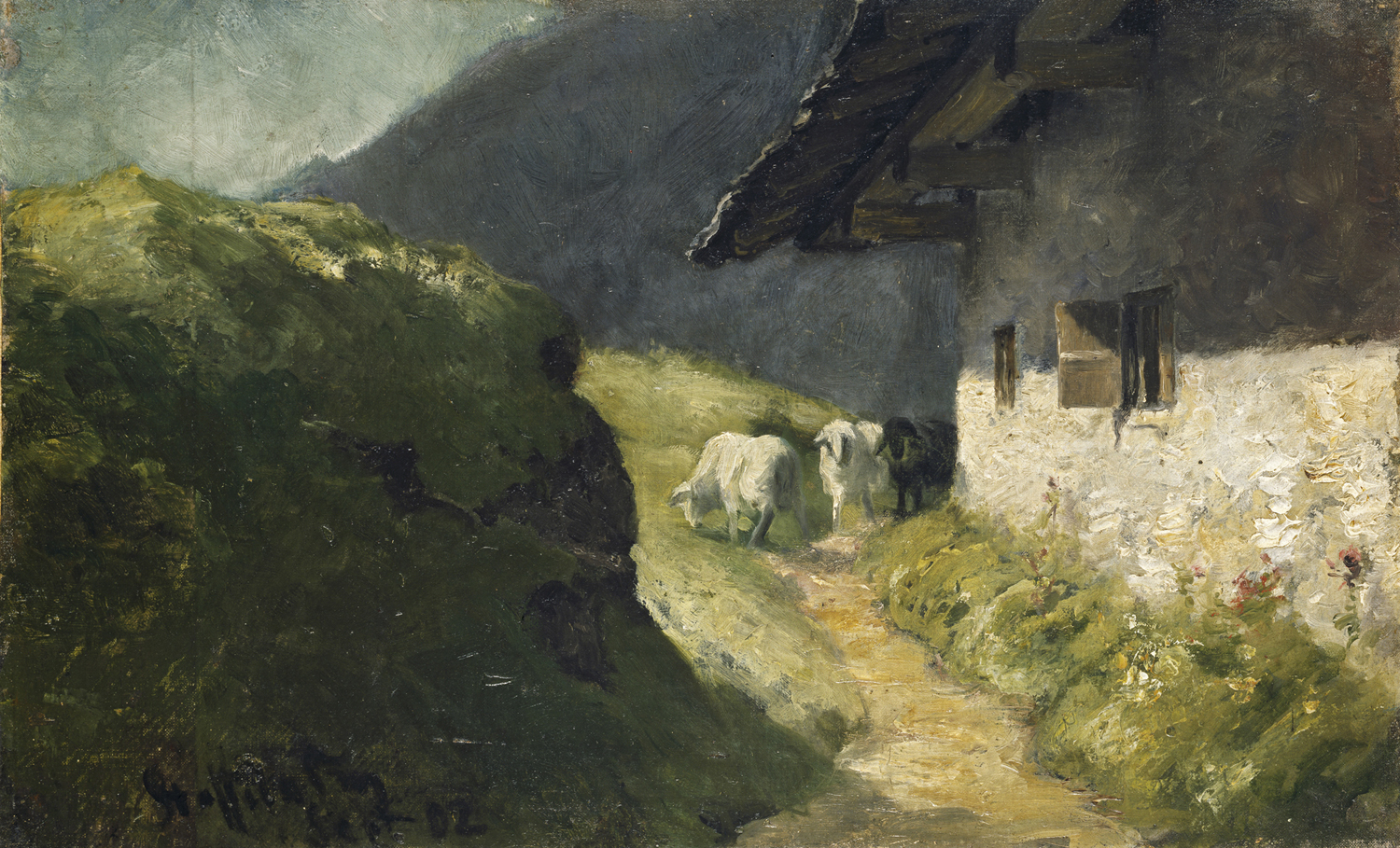 Staffelalm with Sheep, 1902