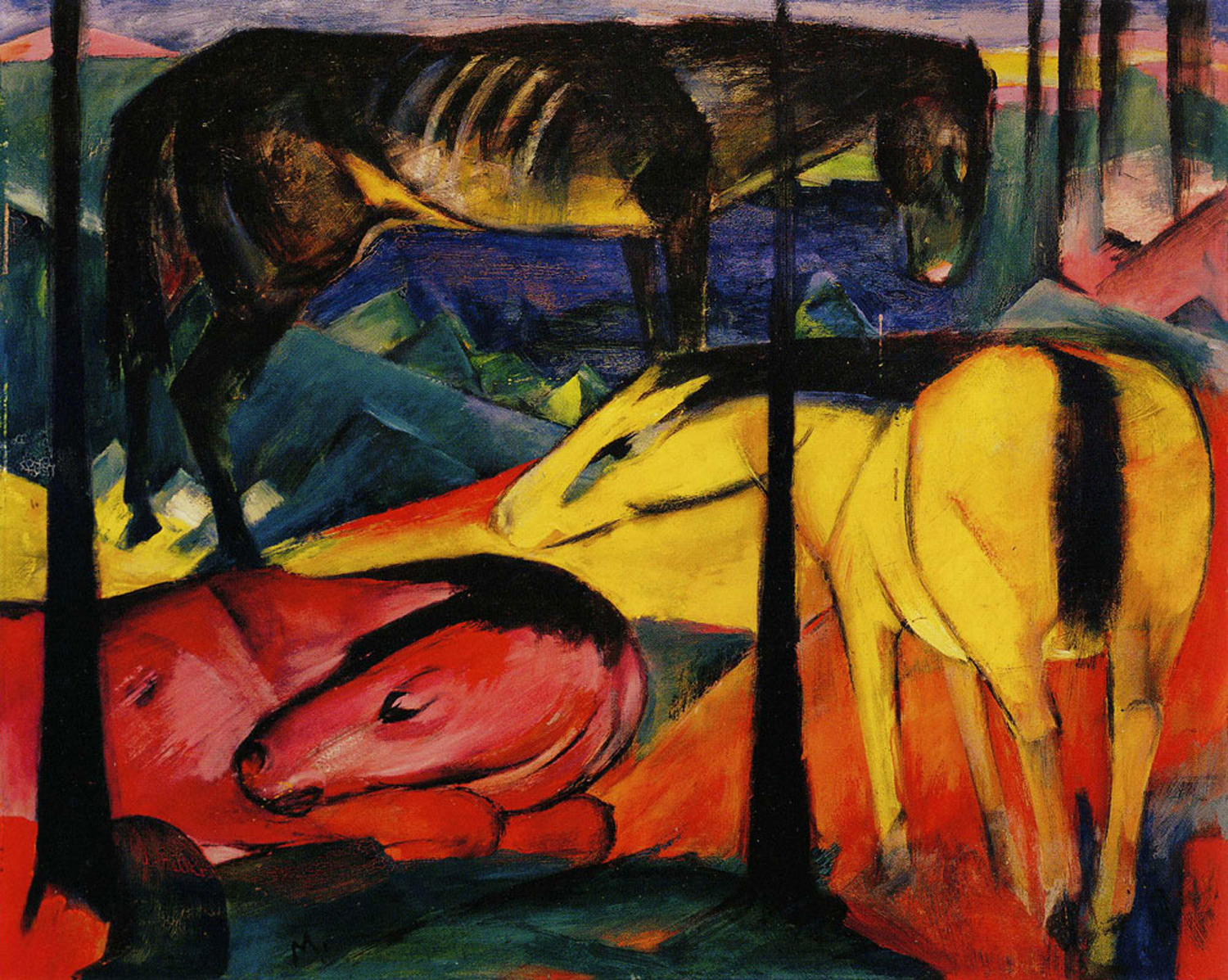 Three Horses, 1913